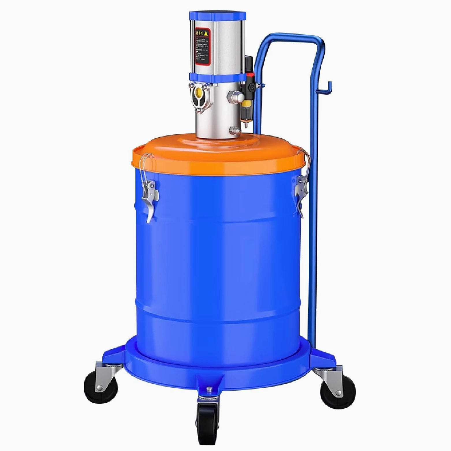 Bomba de grasa neumática con regulador de presión para tambores de 5 galones, relación de presión 70:1, ideal para máquinas herramientas y engrasado de equipos automotrices