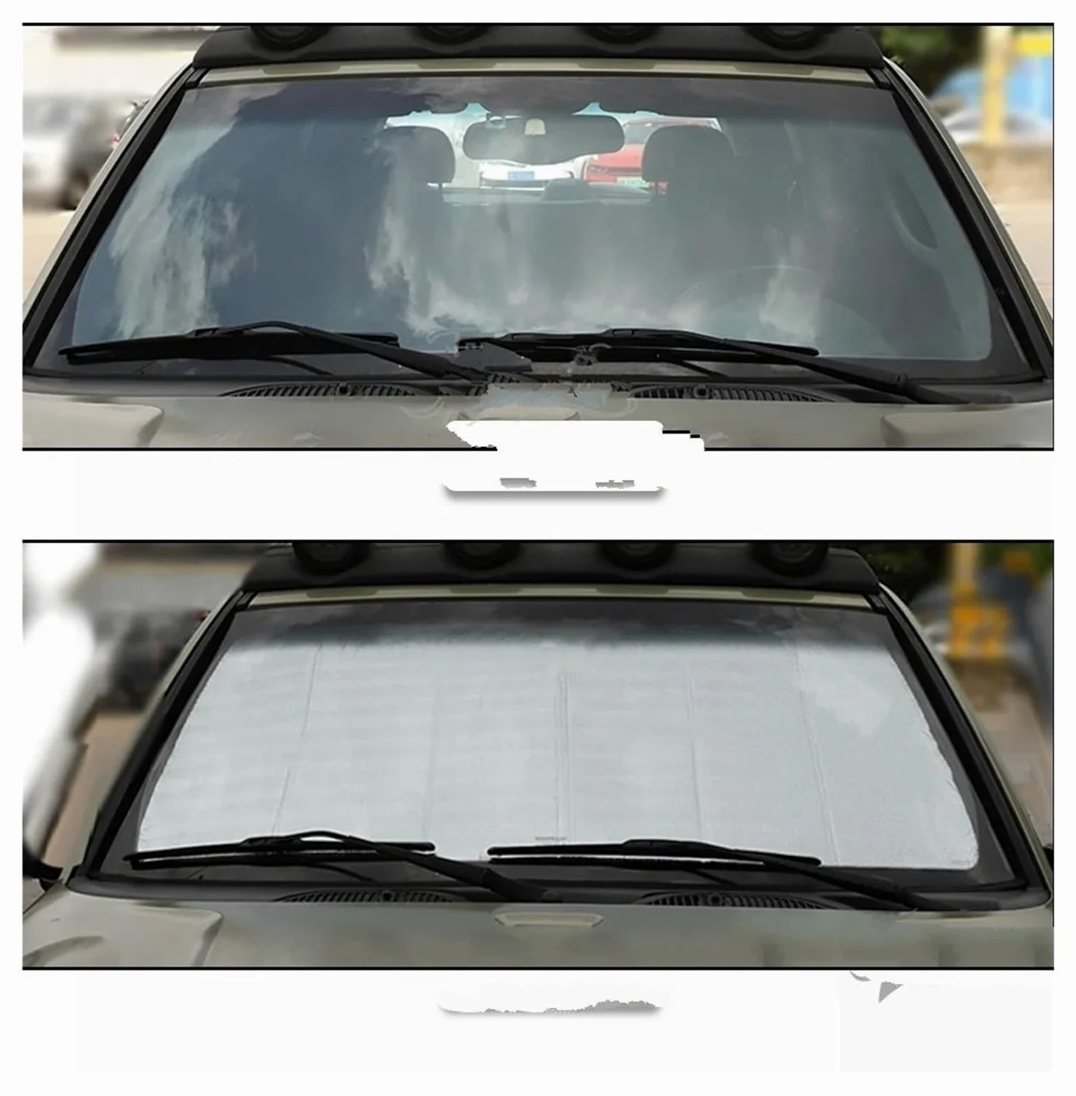 Paraguas Parasol Parabrisas Delantero Coche Visera Protección UV Cubierta Parasol para Jeep para Liberty 1999 2000 2001 2002 2003 2004 2005 2006 2007 Parasol Coche