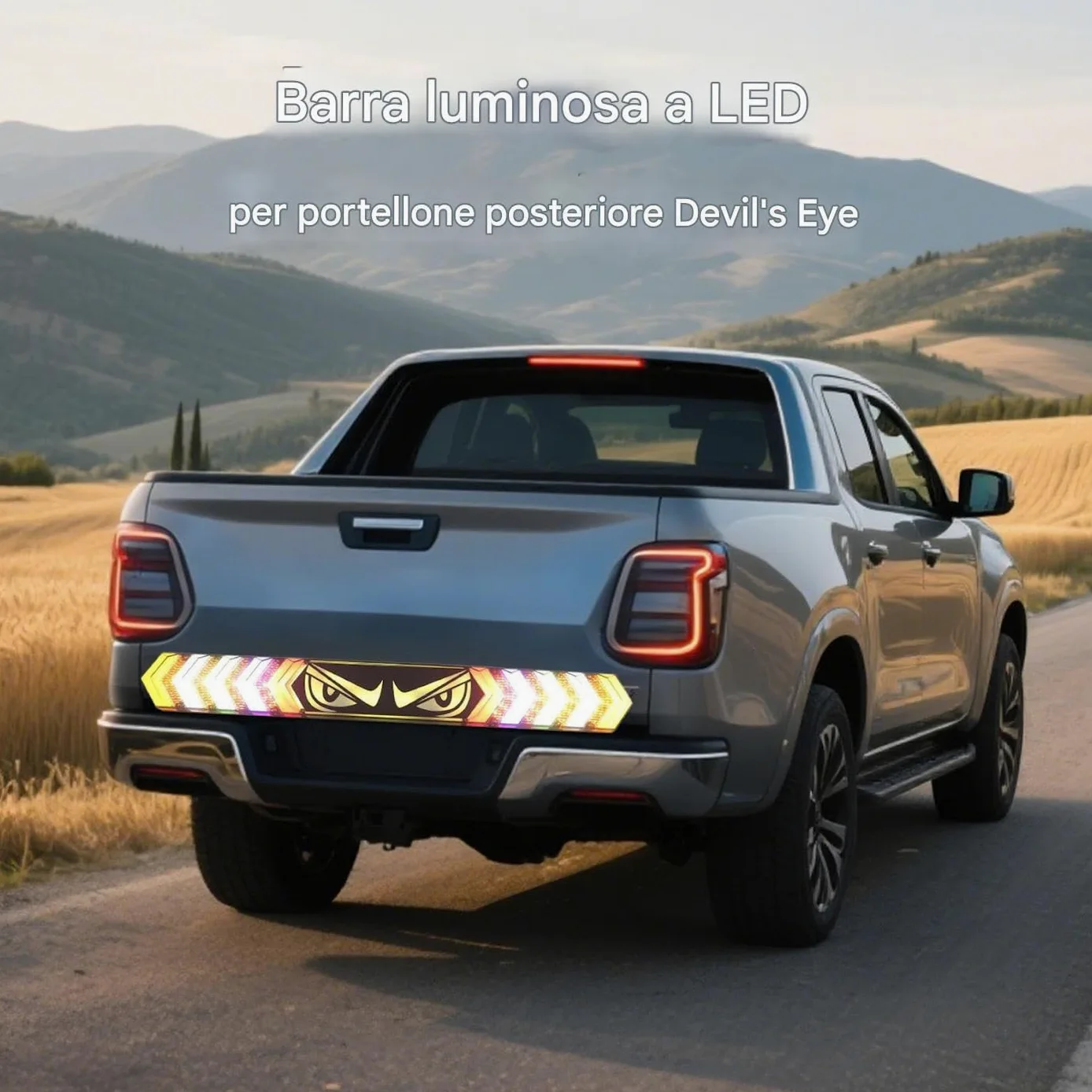 Tira de luz trasera LED,Tira LED Retrovisor - Indicadores Dirección Diseño Ojos Impermeable para Carreras Camping Construcción Transporte Guía | Tira LED Luz Trasera Offroad 4x4 Carreras Construcción Trabajo Diario Para Camión Coche SUV Pickup Remolque
