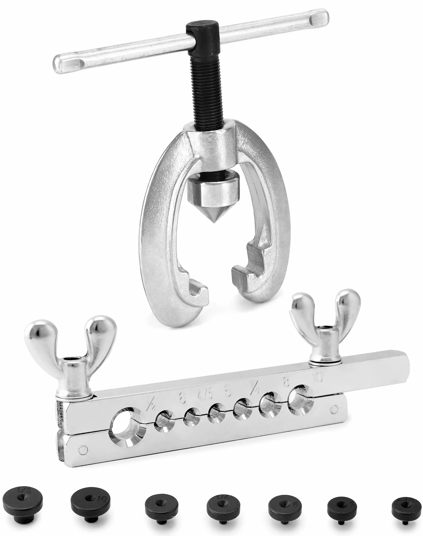 QWORK® Juego abocinador, Herramienta de ensanchamiento, Herramientas de ensanchamiento de líneas de Freno