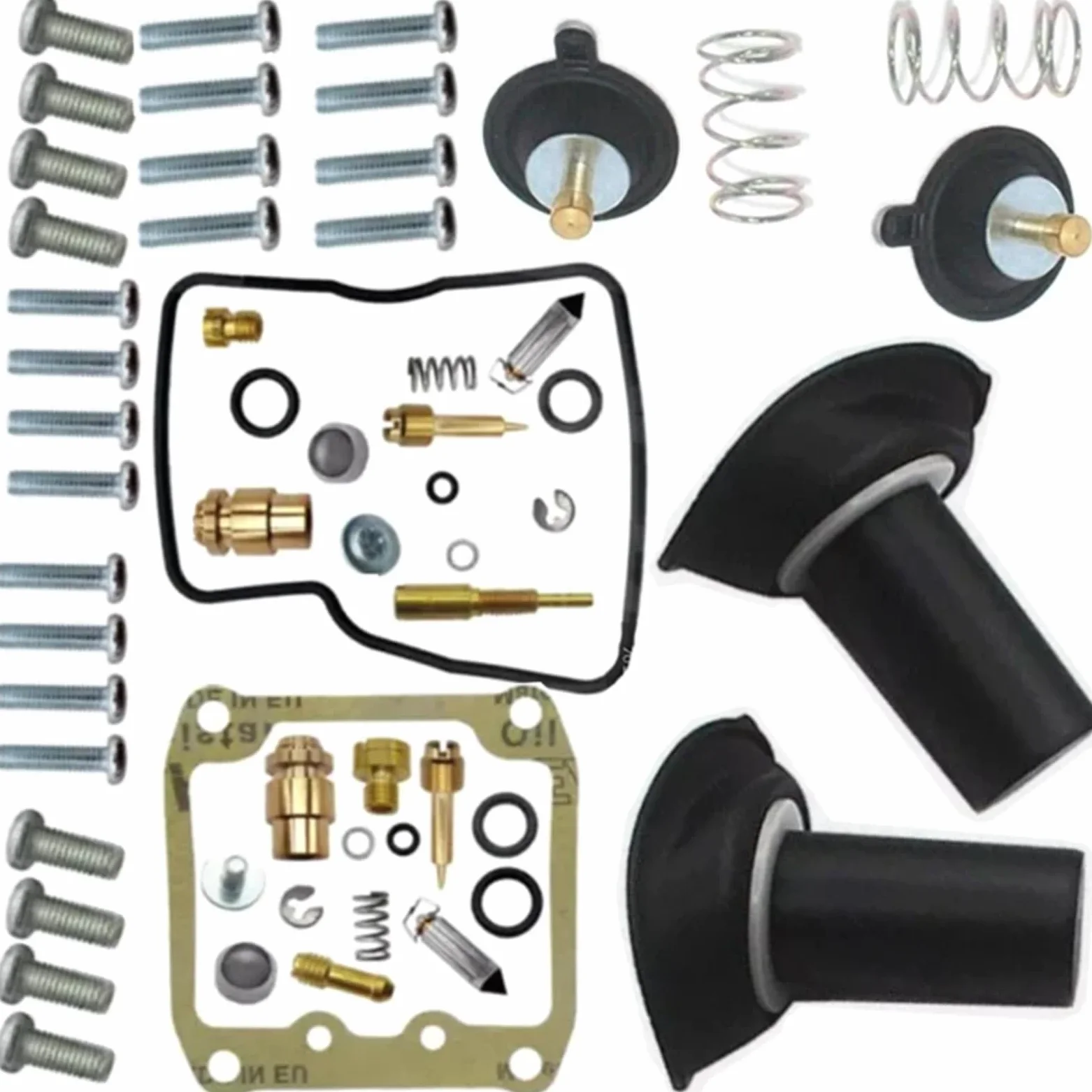 Kit Carburador Repuesto Kit De Reparación De Carburador De Motocicleta Compatible Con Suzuki Para VS700 Para Intruder 1986-1987 Para VS750 Para Intruder 1988-1991(C Style)