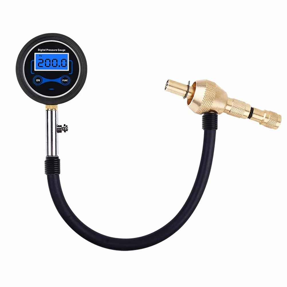 Neumático rápido Digital/Máquina de ventilación de neumáticos Manómetro de presión de neumáticos de camión de automóvil 3-200PSI Manómetro Digital