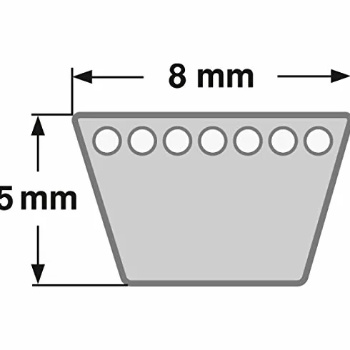 Correa trapezoidal 8 x 775 Li - ConCar