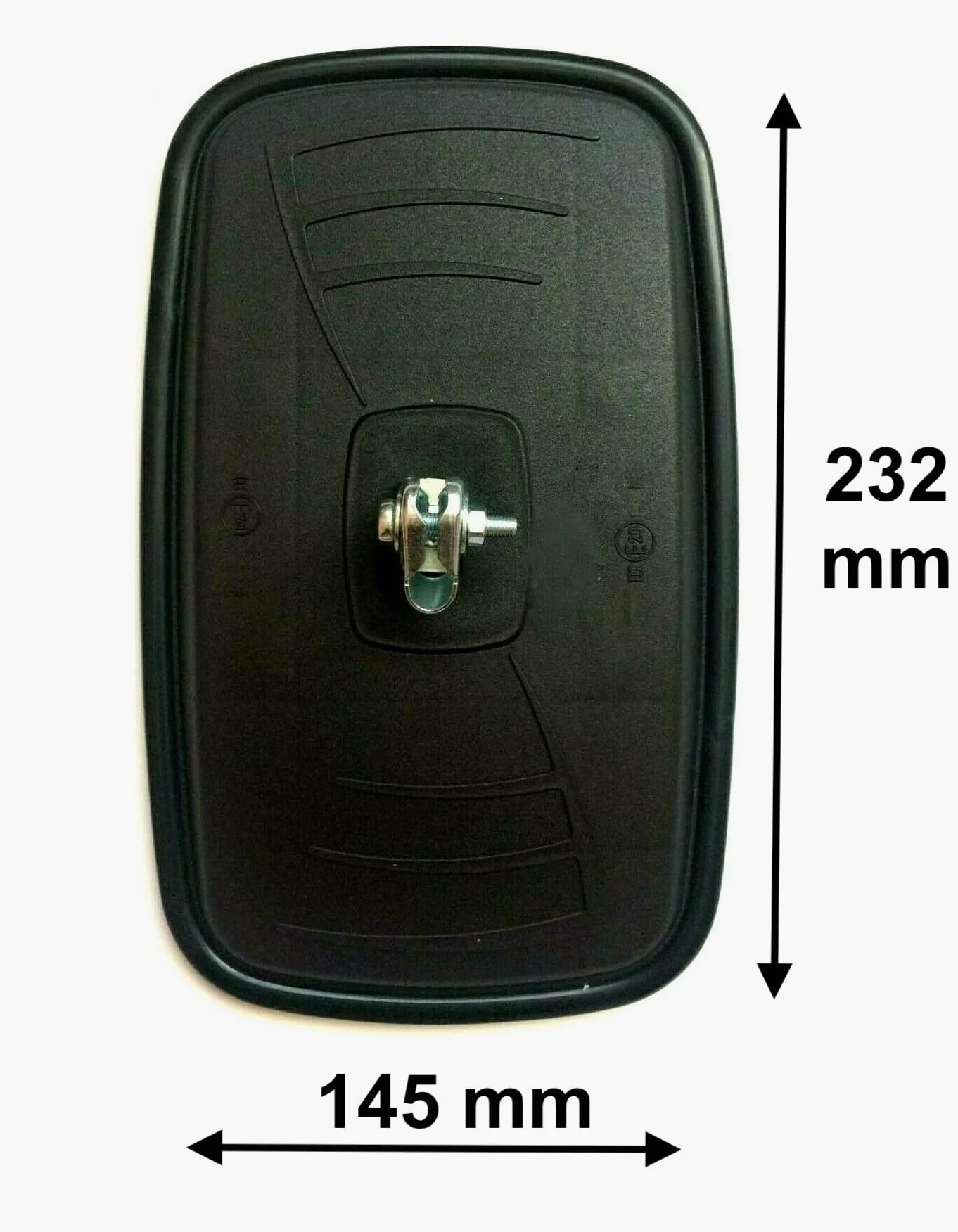 Espejo retrovisor tractor con soporte, espejo universal izquierdo derecho o par, para tractor, camión, excavadora y maquinaria agrícola, 2 variantes 180x155mm o 170x410mm, E20