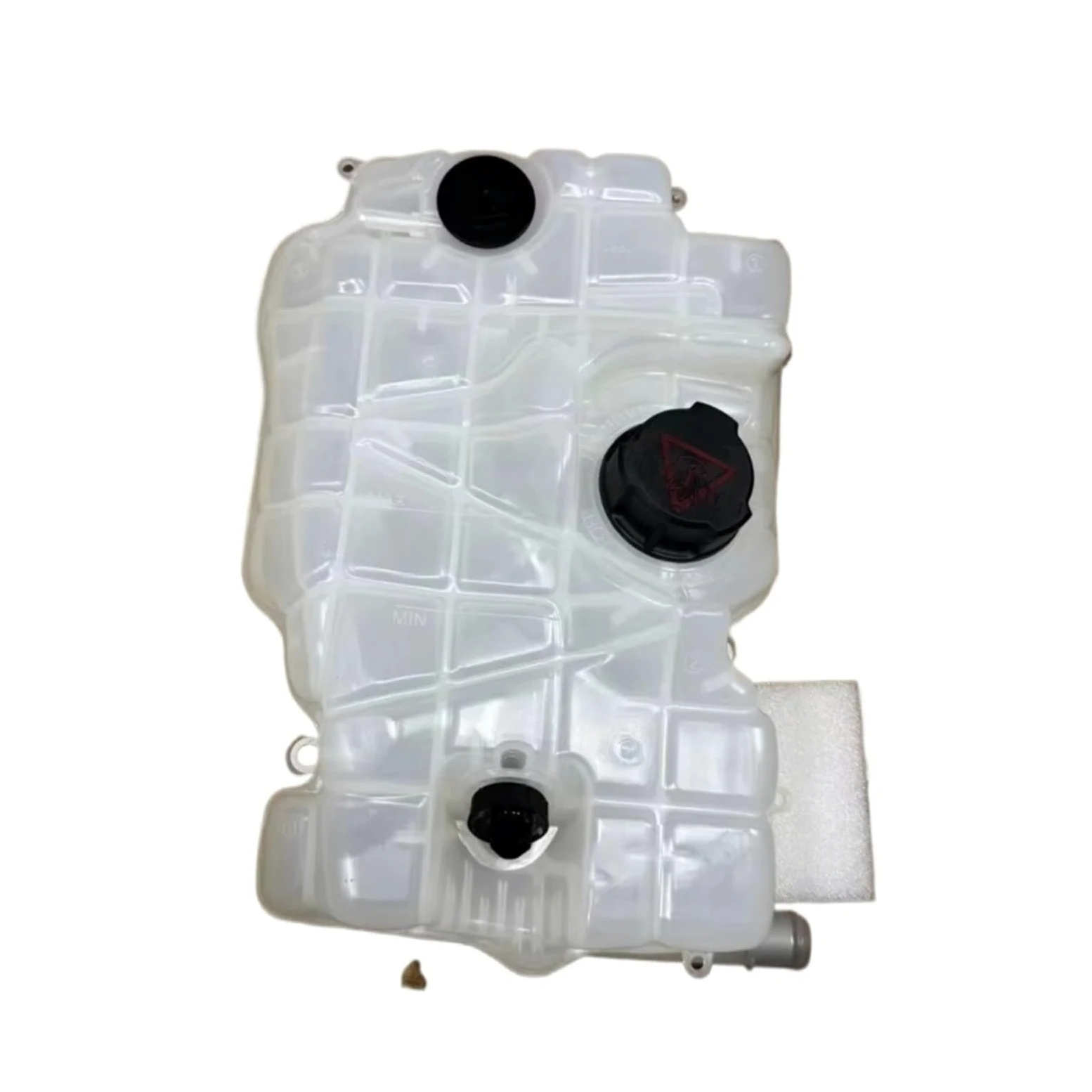 Componentes de refrigeración para Camiones Scania: depósito de expansión del radiador del Motor, depósito de refrigerante. Números de Pieza OEM: 2545033, 2578670, 2481721, 2545035, 2481921