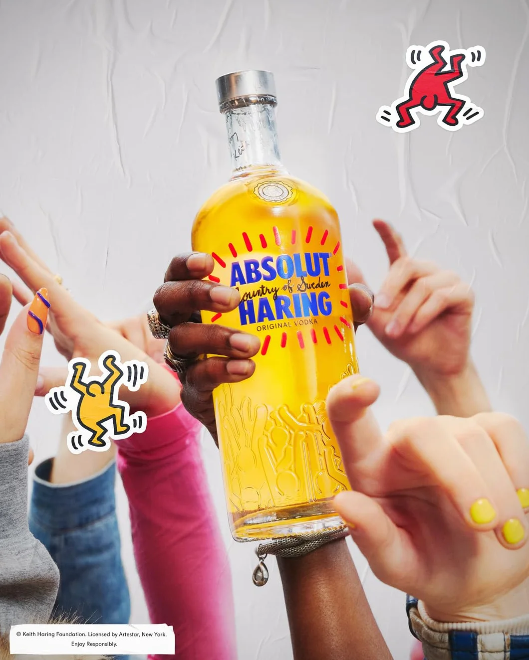 Absolut Haring Edición Limitada Vodka 700 ml