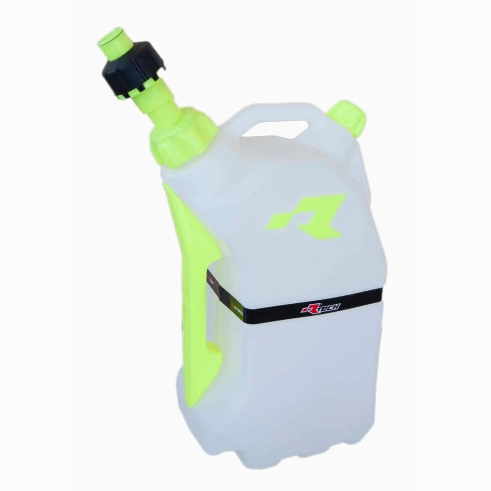 RACETECH Tanister Gasolina Quick Fill 15L translúcido/Amarillo