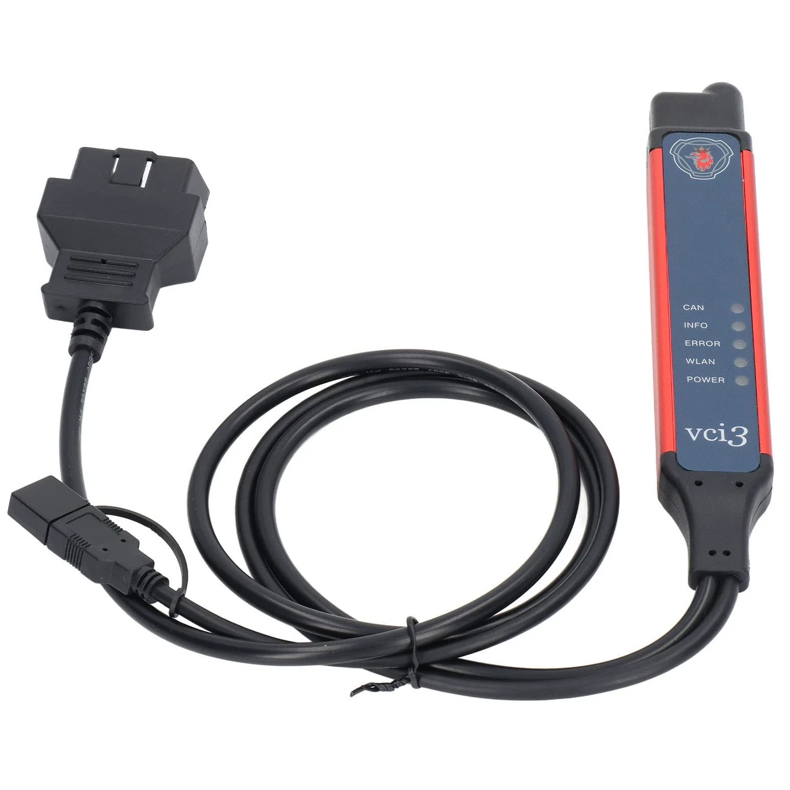 Lector de códigos VCI 3, herramienta de diagnóstico de fallas del motor para camiones