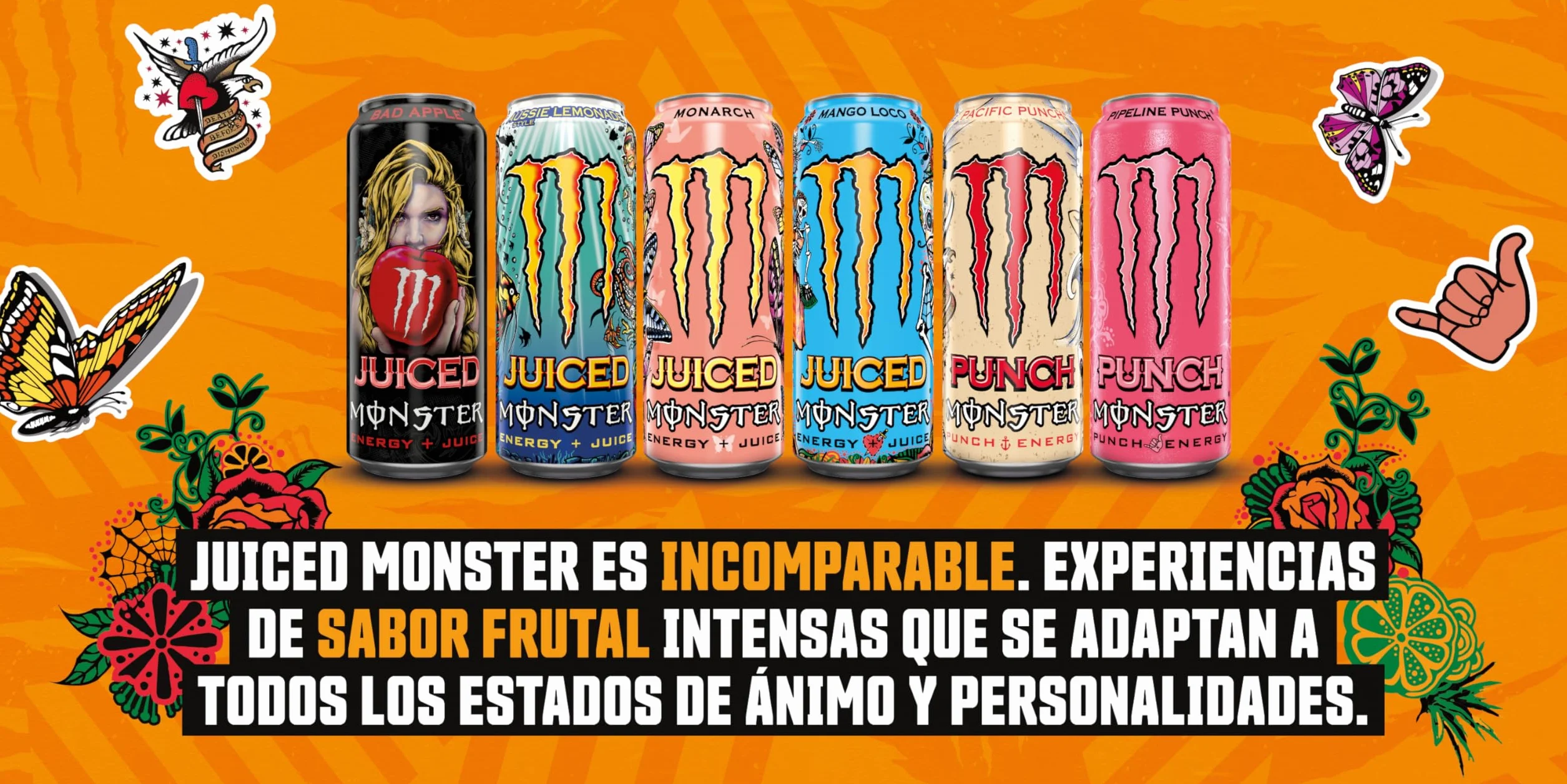 Monster Energy MIXXD Punch Bebida Energética Pack 12 x 500 ml