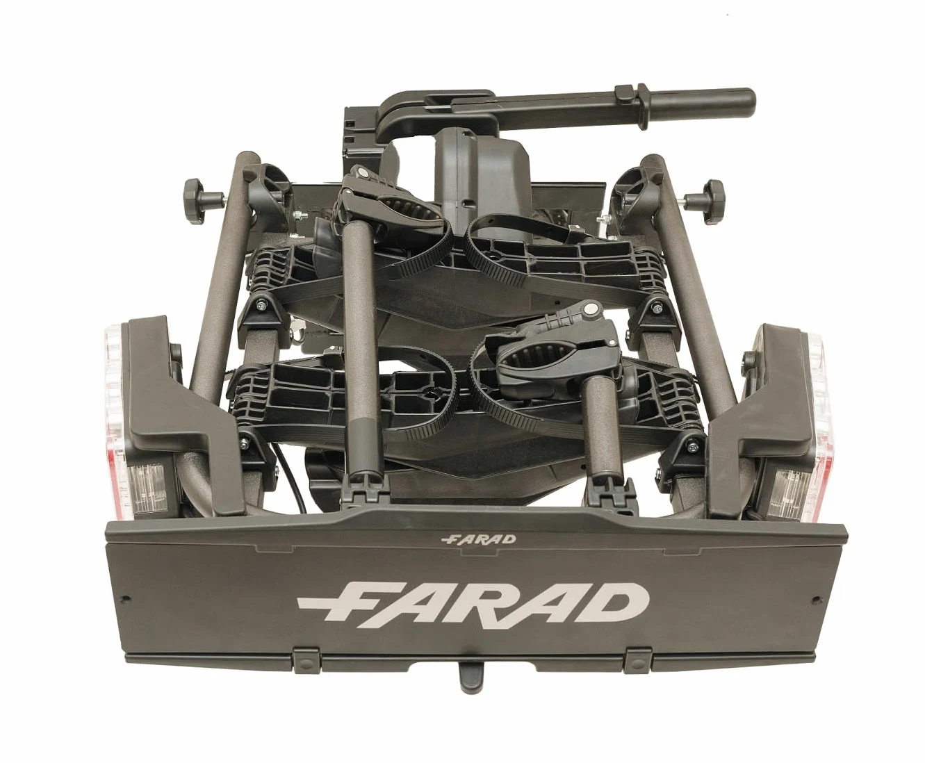 FARAD Portabicicletas para Gancho de Remolque Susa para Bicicletas también E-Bike y Fat-Bike (3 Bicicletas)