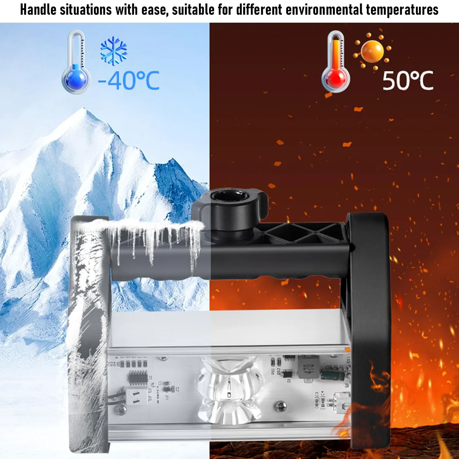 Fabater Lámpara de Inspección de Pintura de Pared, Luz de Mantenimiento Portátil LED de 1500 Lm, Luz de Inspección de Pulido de Pared, Lámpara de Aceptación de Pulido de, Brillo (ABS+gel de sílice)