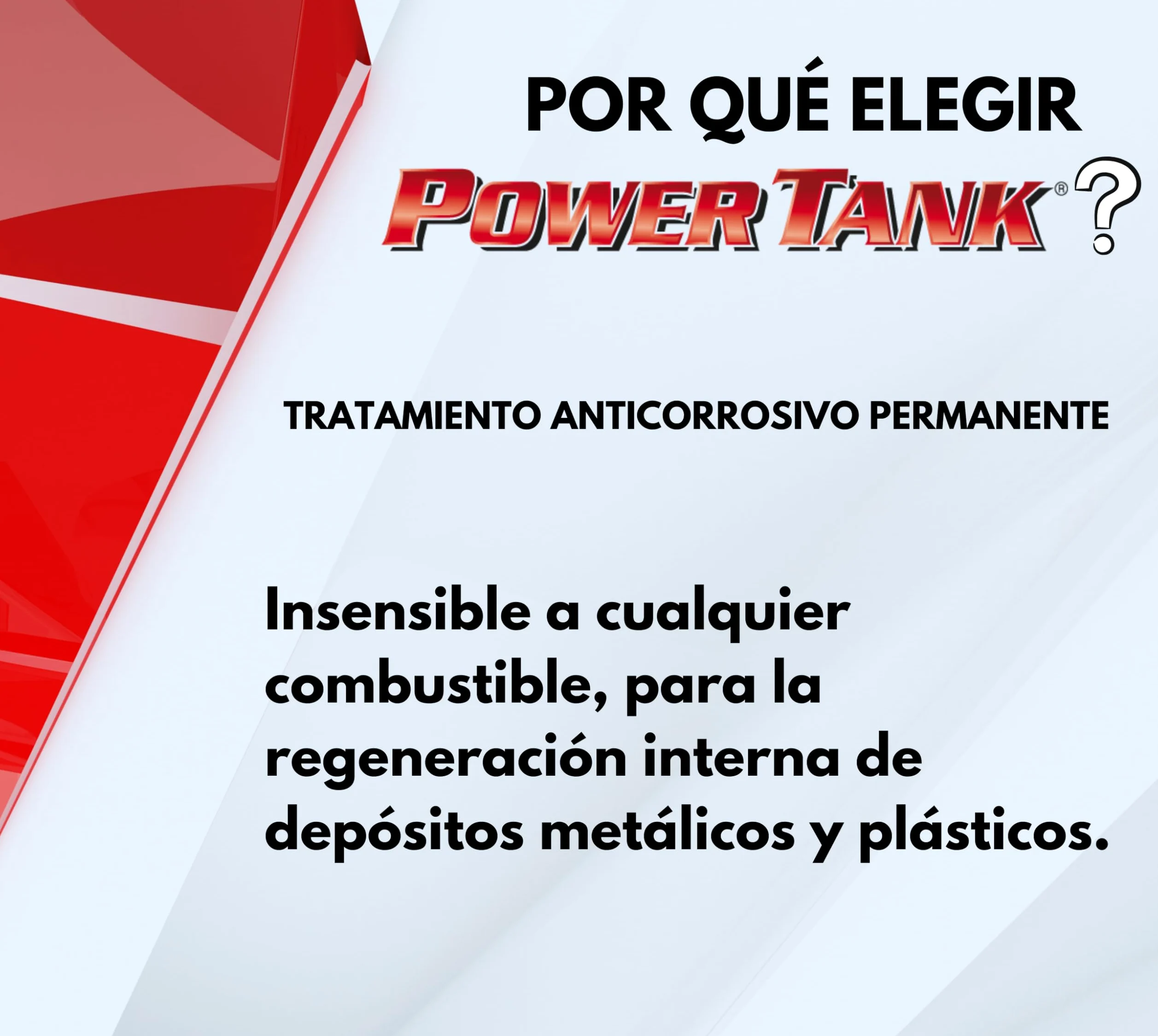 POWER TANK - Tratamiento Tanque Deposito Moto Auto (100/120 LT) Kit Very Big 2,5 kg para Interior de Tanques Gasolina y Diésel Elimina Óxido Repara Protege Tanques Oxidados de Motos Autos de Época