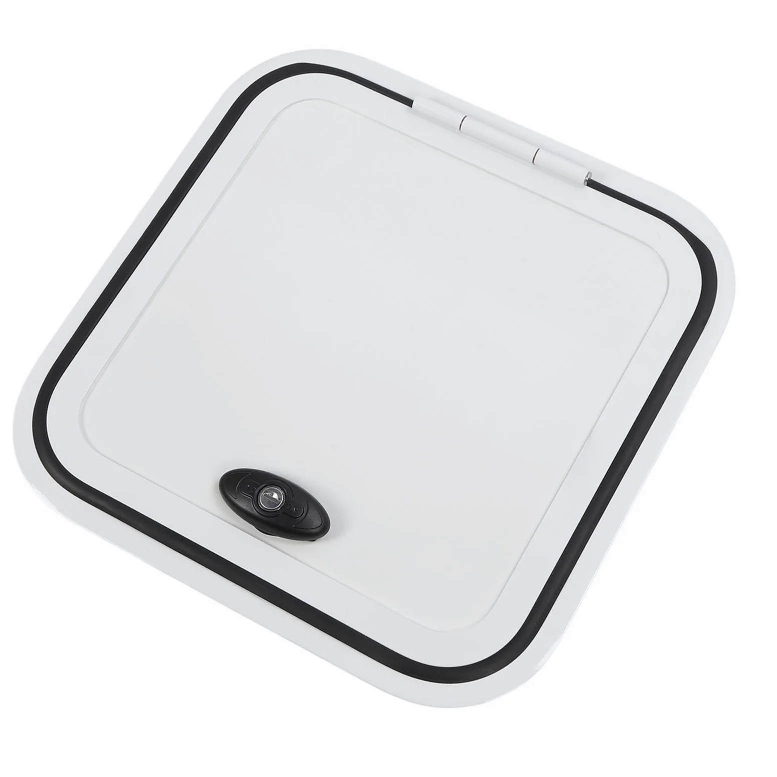 Tbest Puerta de Compartimento para RV, Aleación de Aluminio Duradera, Acceso de Carga de Equipaje de 16 X 16 Pulgadas para Autocaravana y Autocaravana