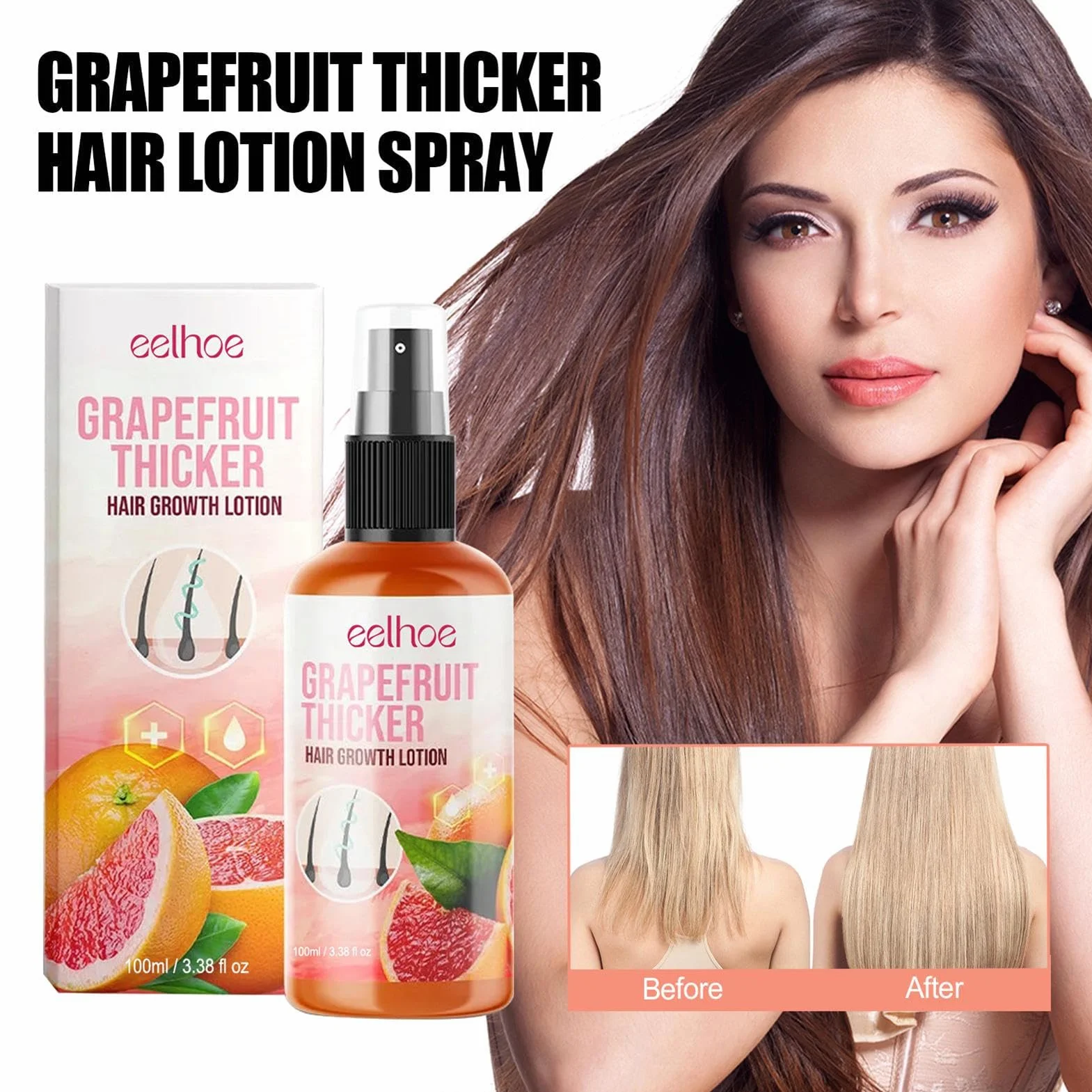 Zankie spray texturizante para el cabello volumen frutas naturales fragancia