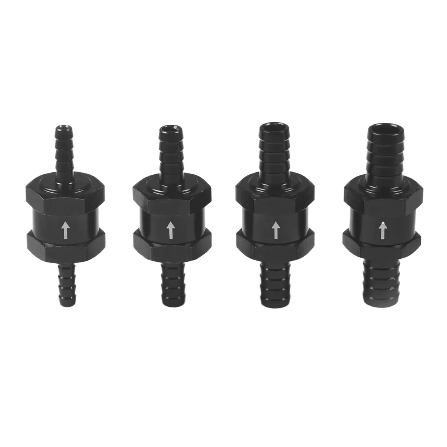 Válvula antirretorno de combustible aleación aluminio, unidireccional, 6/8/10/12 mm, 4 tamaños, compatible con carburador BX102355(12mm)