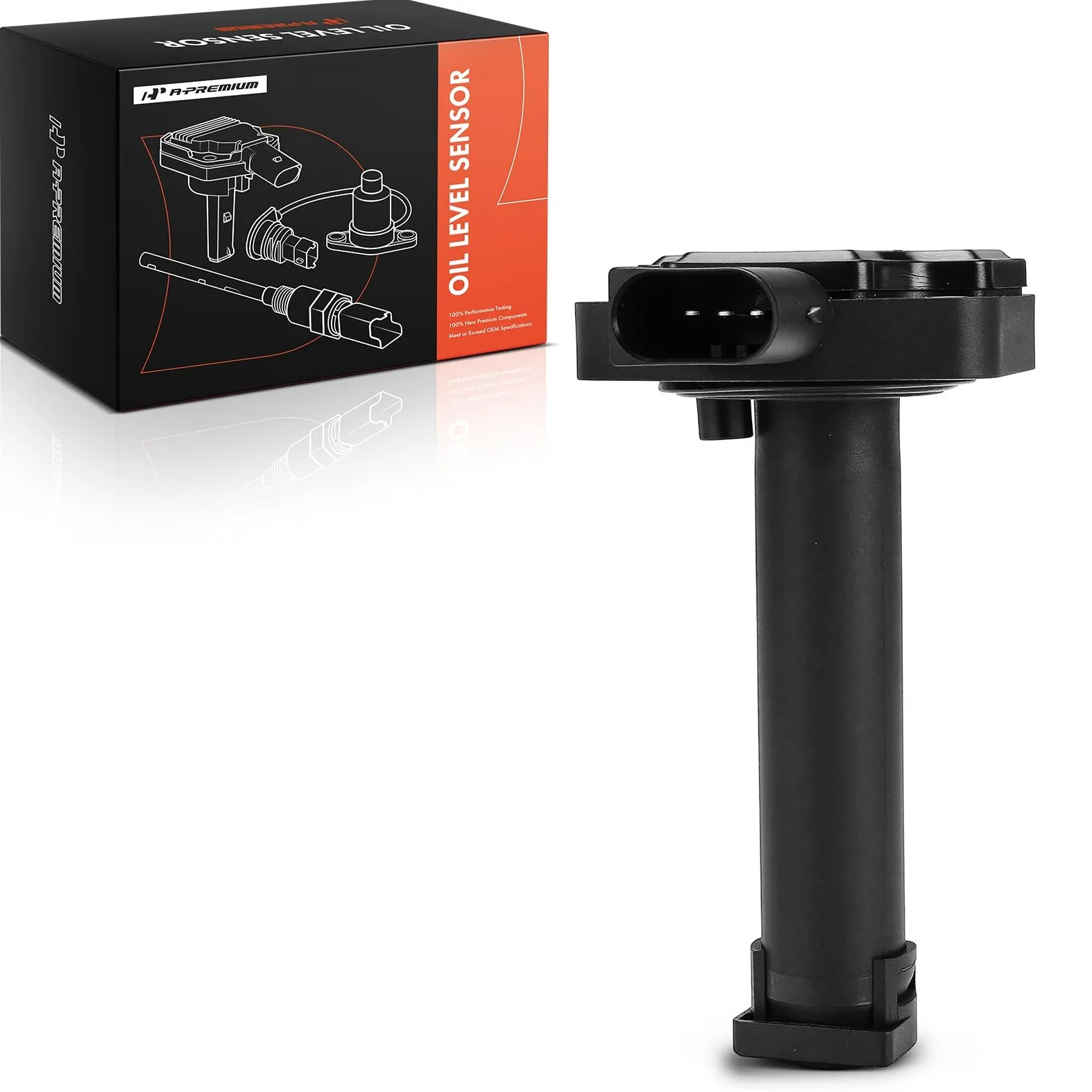 A-Premium Sensor de nivel de aceite del motor compatible con BMW 323i 325i 325xi 328i xDrive 328xi 330i 330xi 335i 335xi 525i 528i 530i 535i 545i 550i X3