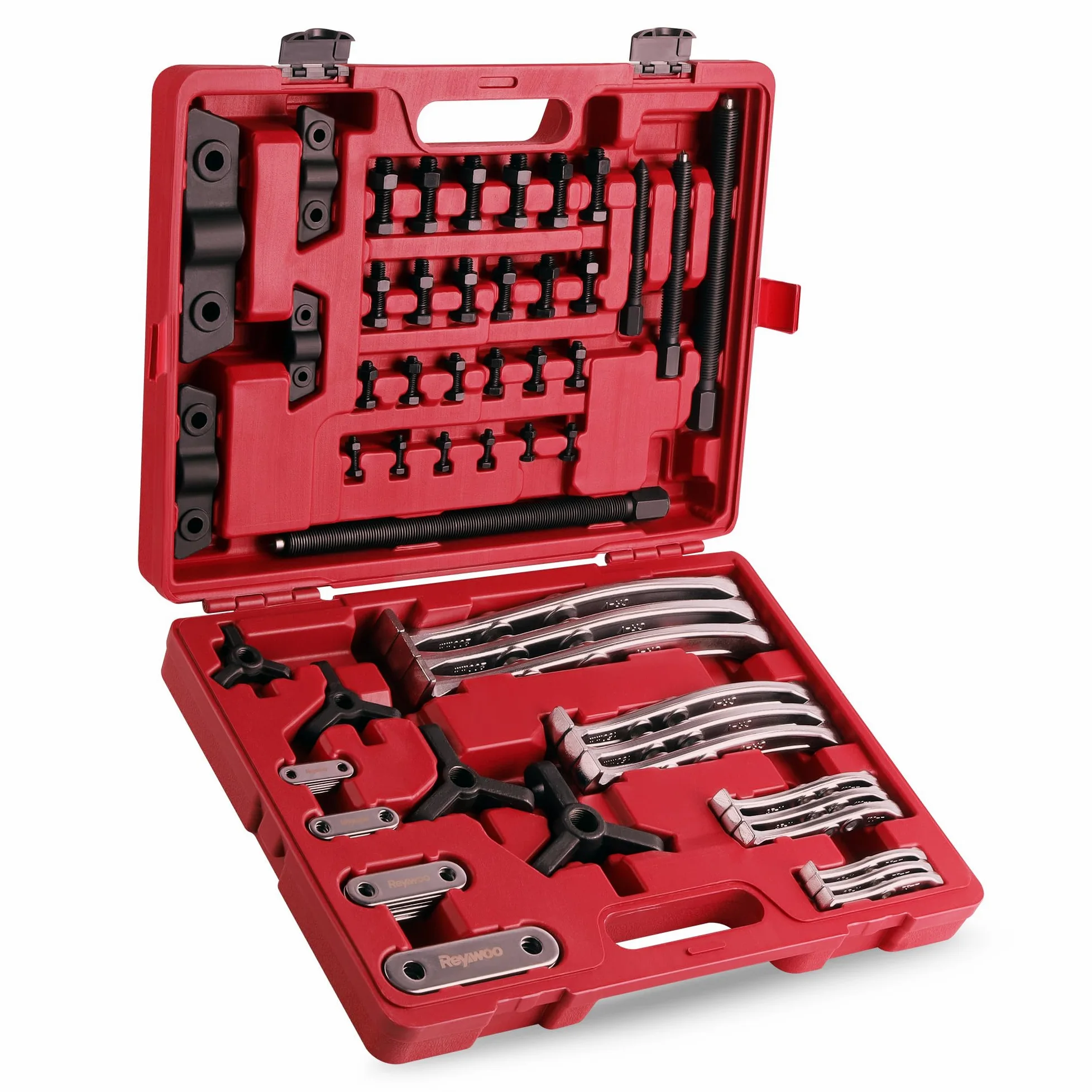 Reywoo Juego de extractor de engranajes, kit de extractor de rodamientos de 3 pulgadas, 4 pulgadas, 6 pulgadas, 8 pulgadas, para extracción de rodamientos de engranajes de polea, extractor de
