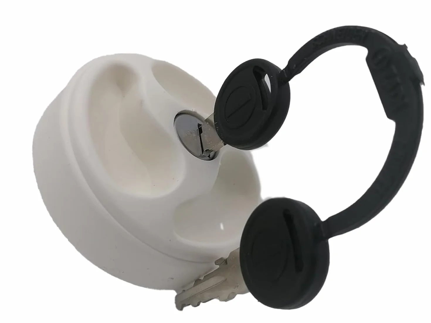 CR-MOESANCO® Tapa Blanca de Depósito de Agua para Caravana, con 3 Asideros Hundidos,Entrada de Agua con LLaves, Cierre de Polipropileno, Camping, Remolque, Autocaravana, a Prueba de Fugas.