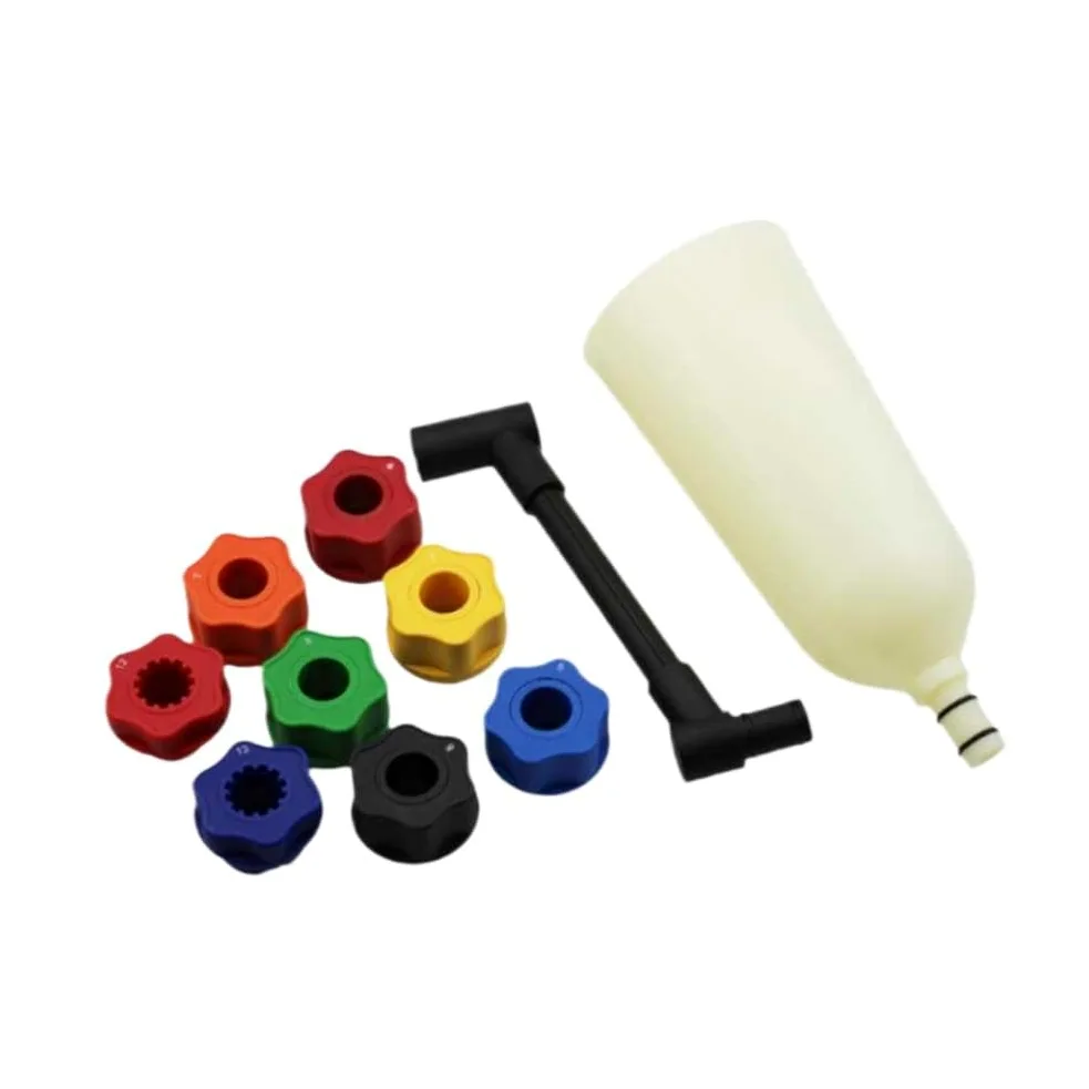Juego de embudo de aceite, extensión Flexible, reemplaza pieza, reparación de automóviles portátil