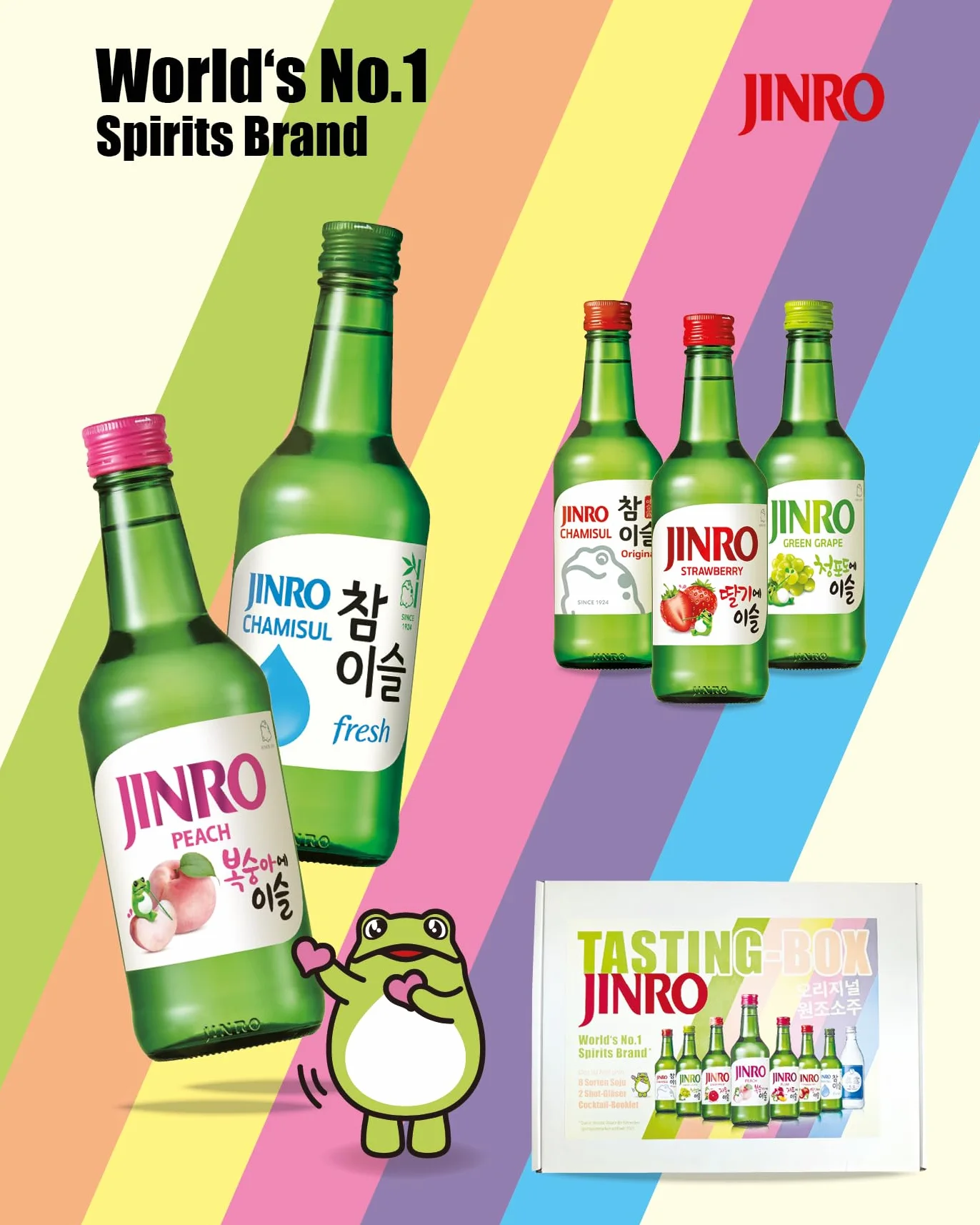 JINRO Hitejinro Chamisul Original Soju 20,1% Vol 350 ml