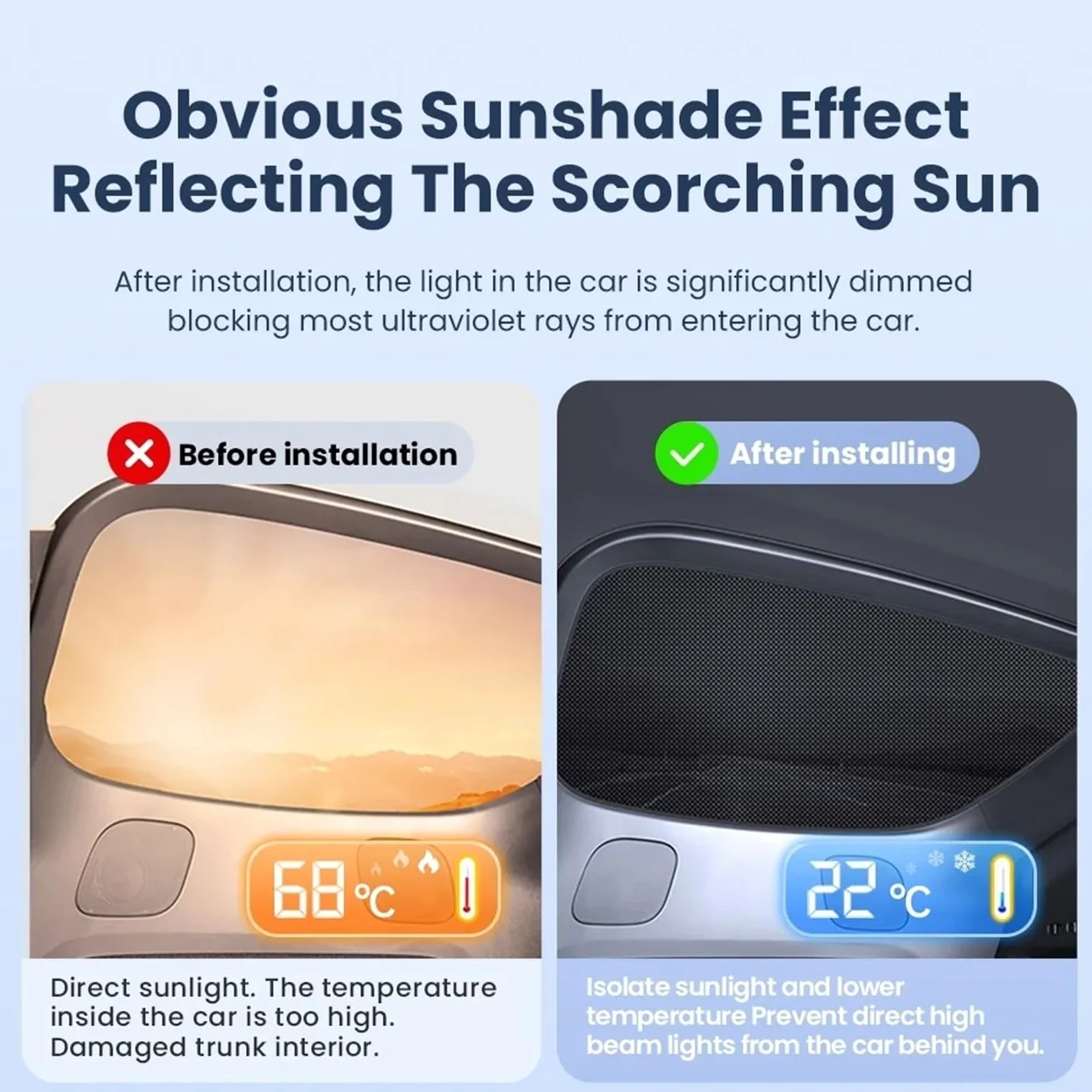 para Tesla para El Modelo Y Juniper 2021-2025 Cubiertas para Parasol para Parabrisas De Coche Viseras Protector Solar Ventana Trasera Parabrisas para Coche