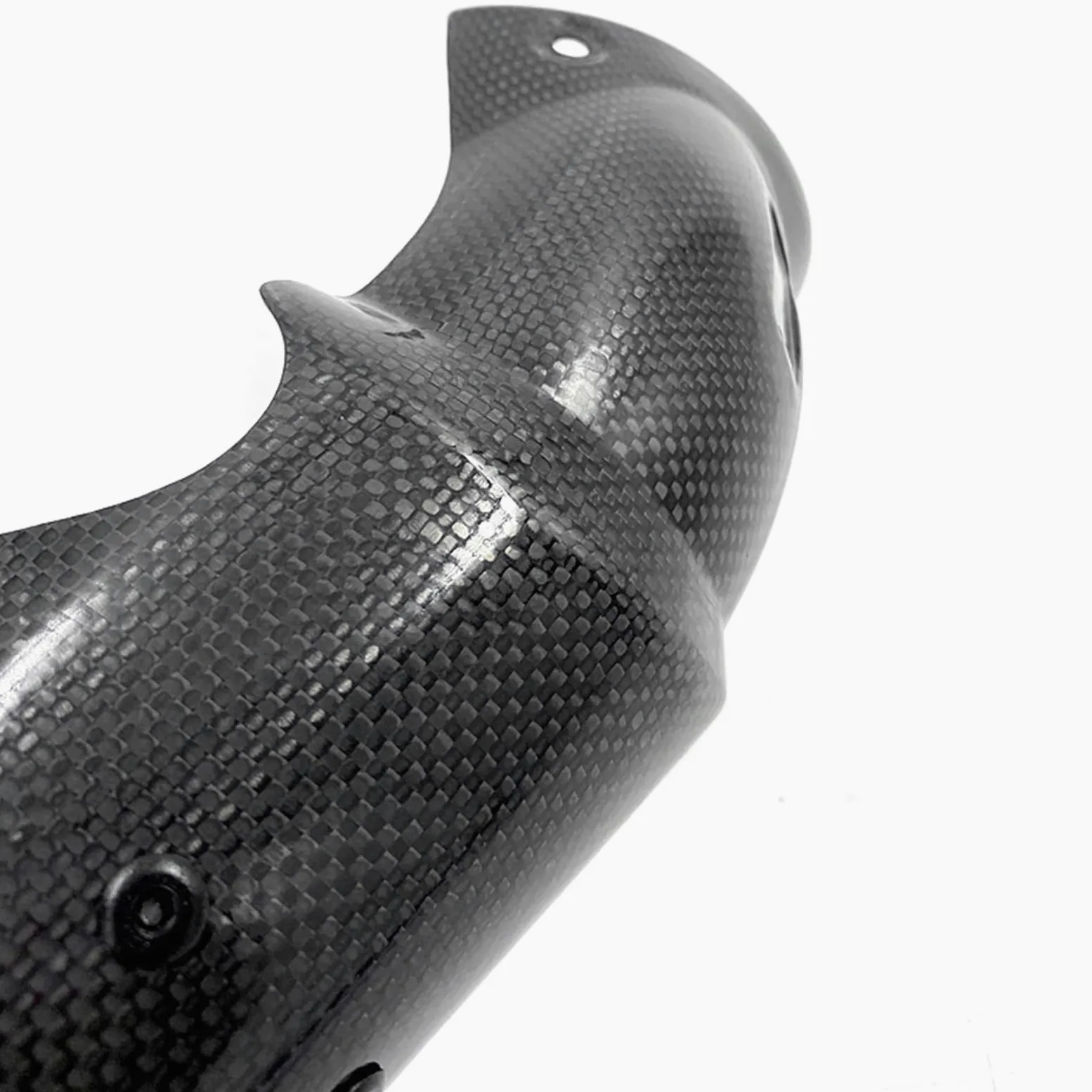 Deflectores de Calor para Escape Protector de Fibra de Carbono para Tubo de Escape de Motocicleta, Protector térmico, Compatible con BMW S1000RR, S1000R, R1200GS Motocicleta Tubo Protector