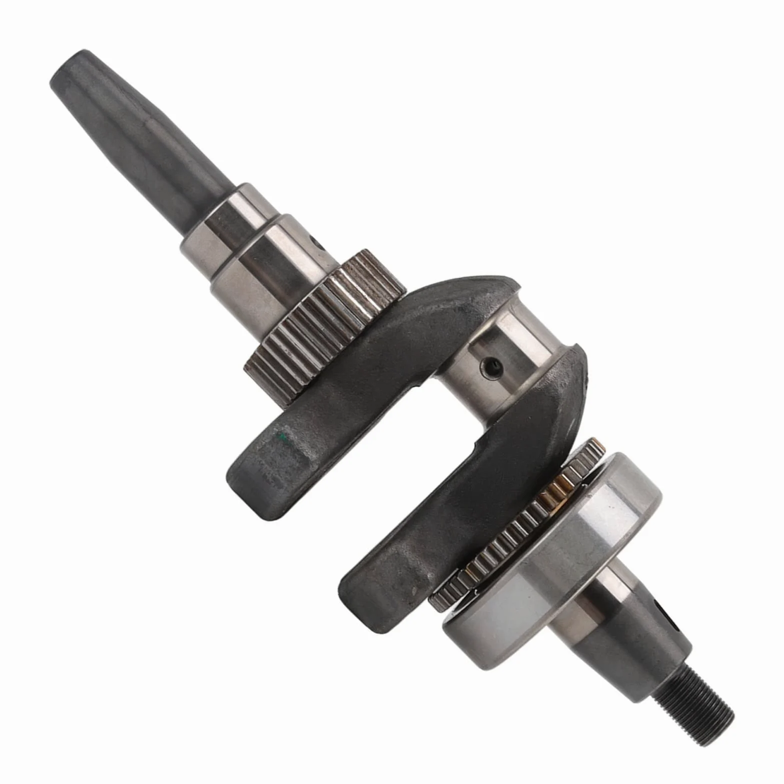 Conjunto de cigüeñal cónico de acero forjado de alta calidad, resistente al desgaste, con rodamiento 6308 de engranaje para generador 188F 5kw enfriador de aire de un solo cilindro