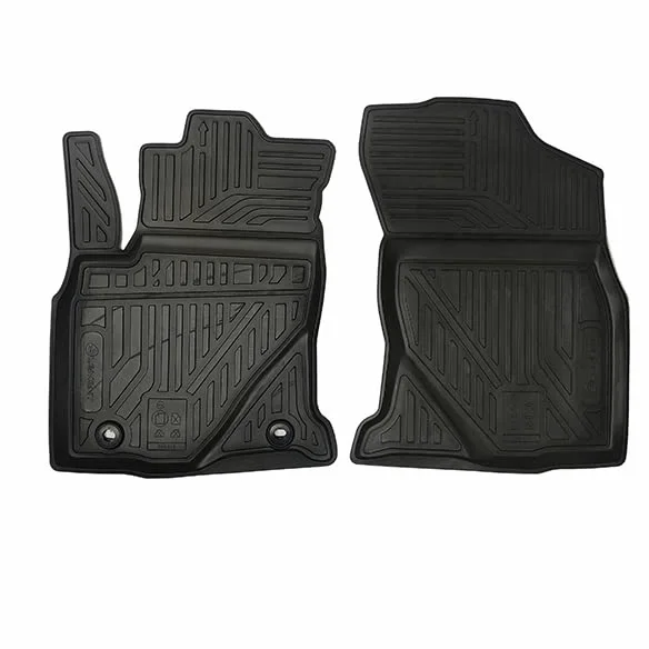 Alfombras Alfombrillas a Medida de Goma Tipo Cubeta con Borde Alto Delanteras para Toyota Hilux 2015-Hoy Car Lux AR02555