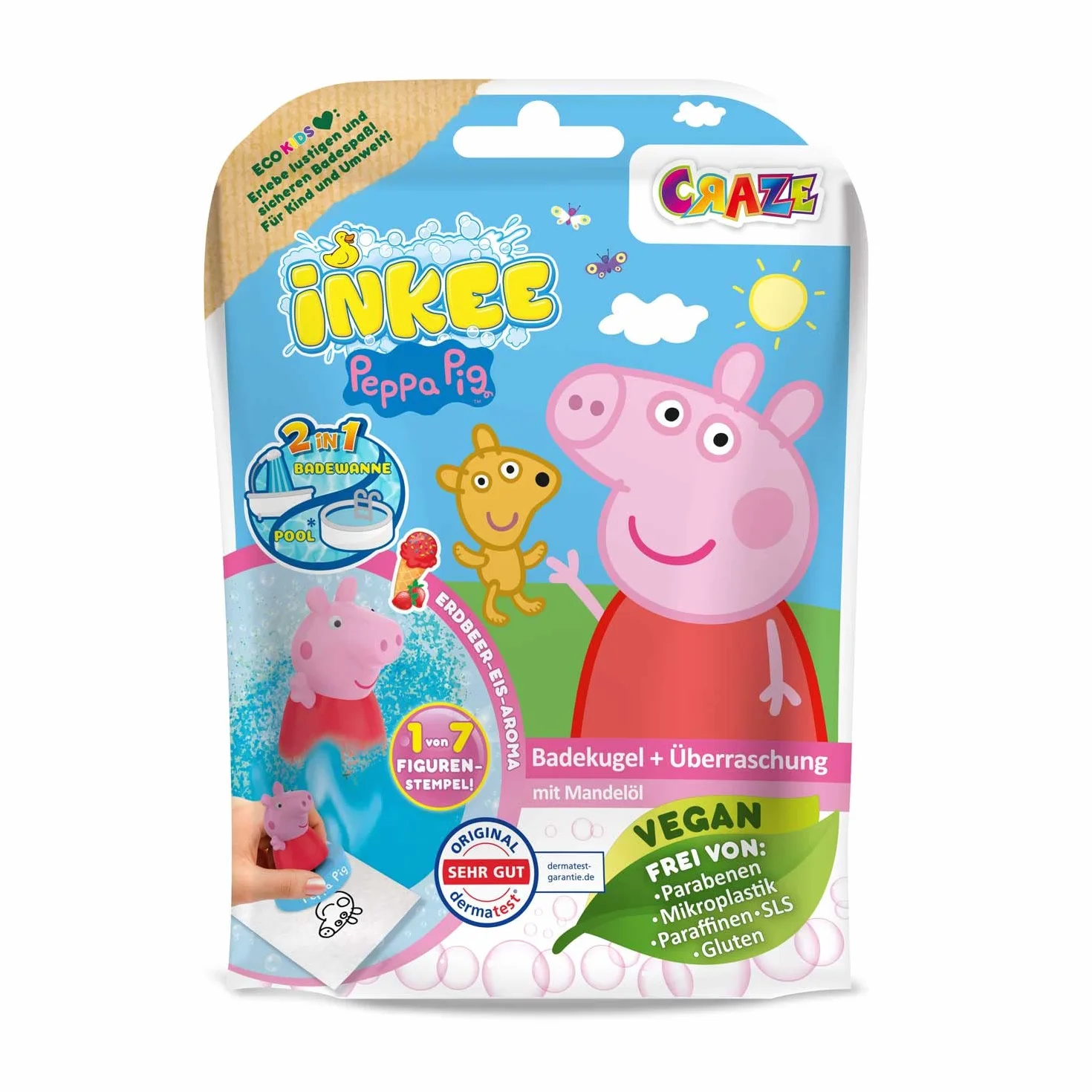 Peppa Pig Bombas de Baño Infantiles con Regalo Sorpresa 1 Unidad