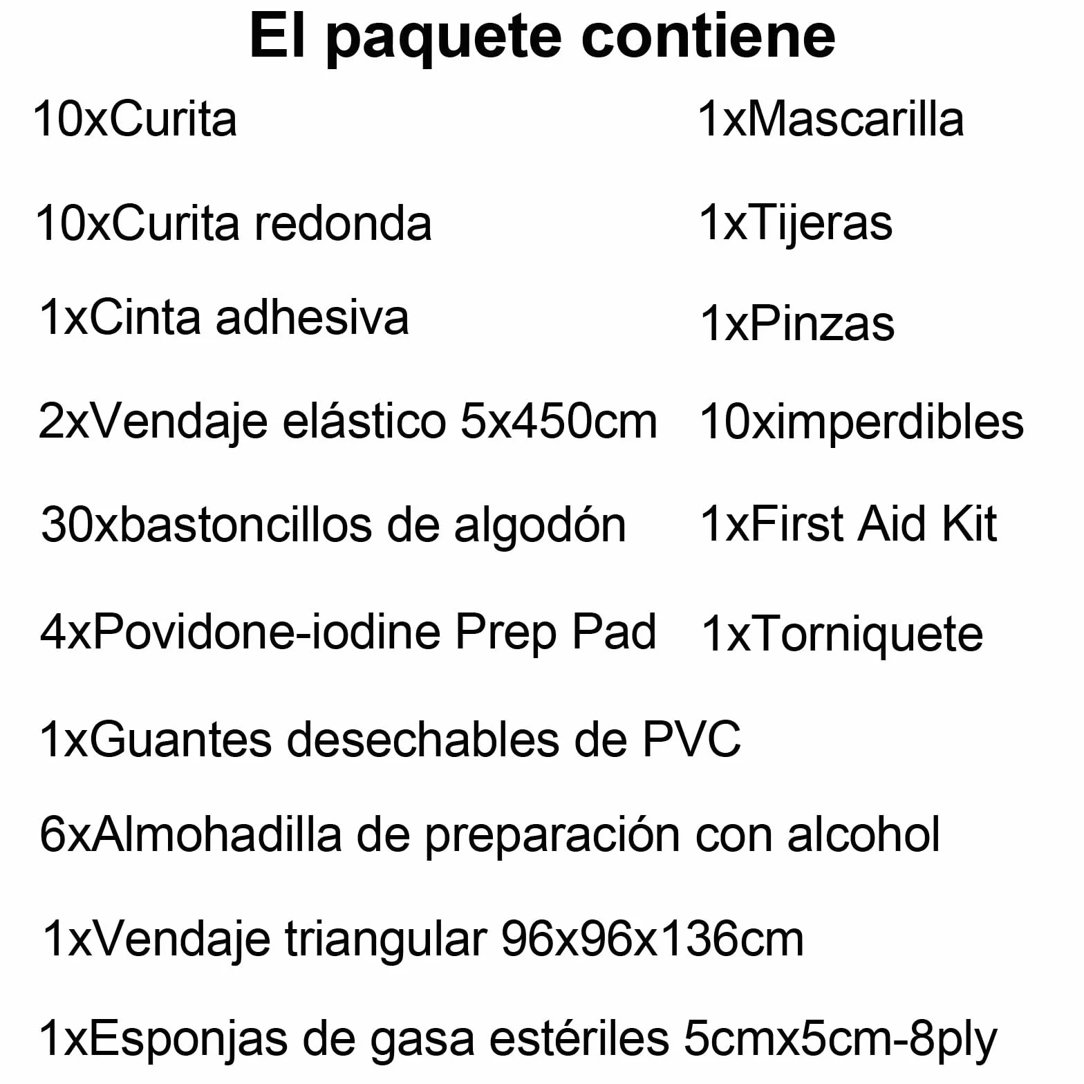 Botiquín de Primeros Auxilios 80 Piezas Mini Kit para Coche Moto Viaje Hogar