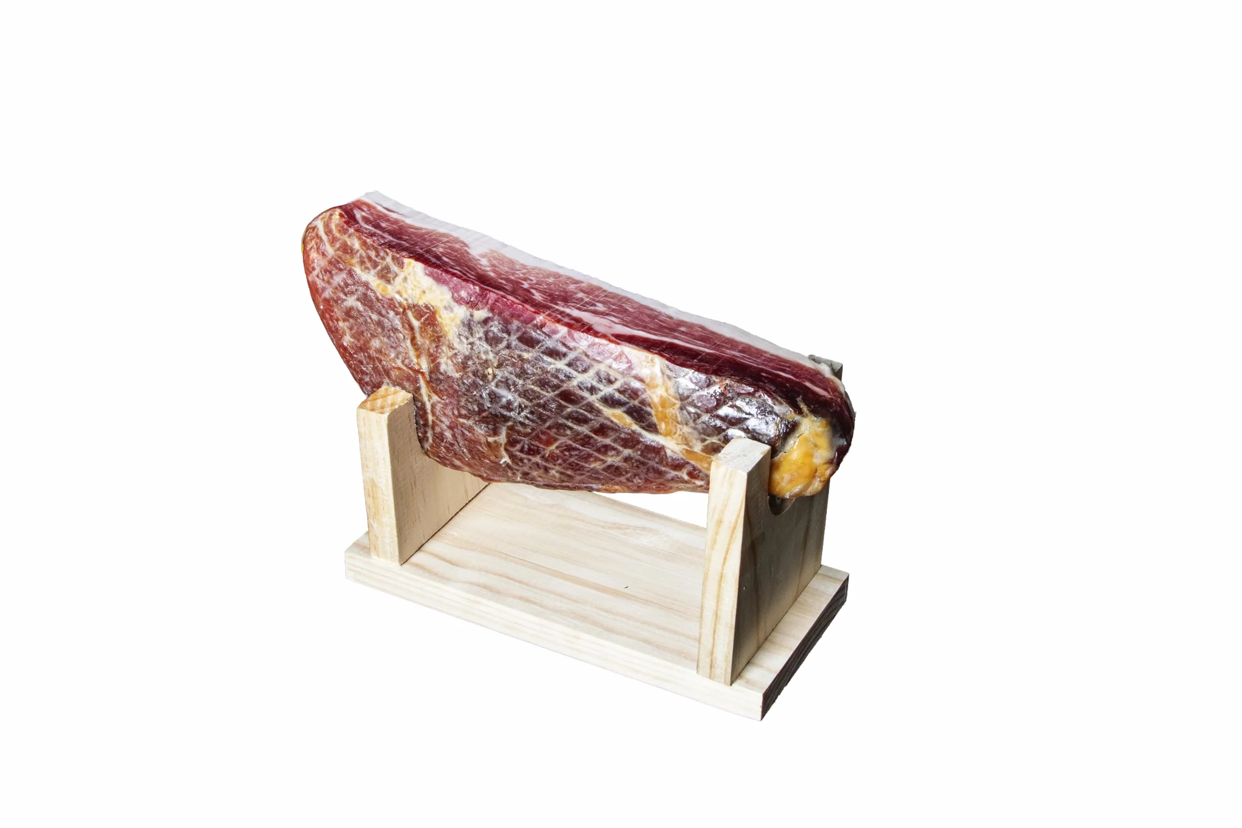 Set Gourmet Jamón Serrano 1 kg con Jamonero y Cuchillo Profesional