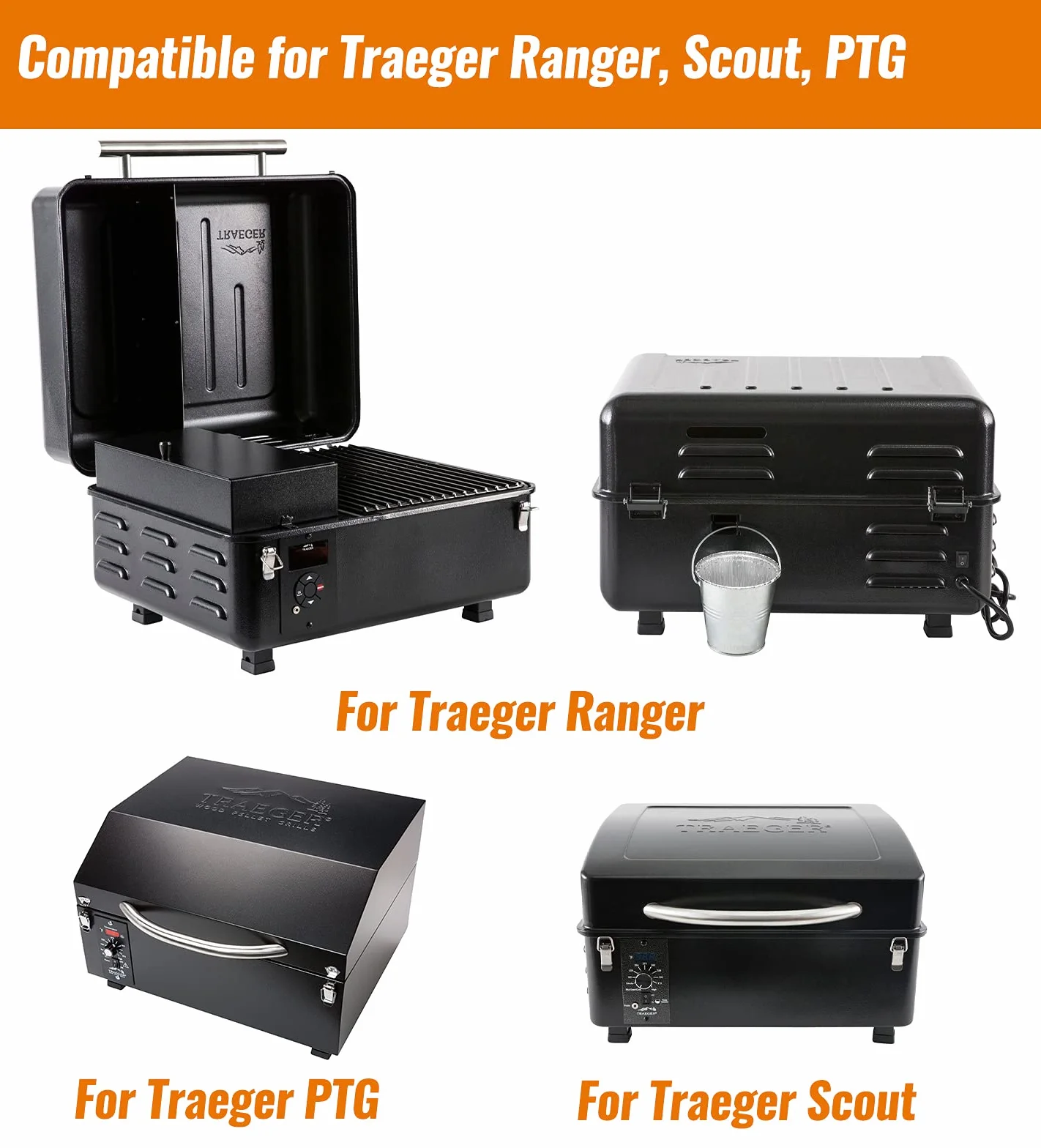 NUPICK Minicargas 25 Pack Compatible con Traeger Ranger