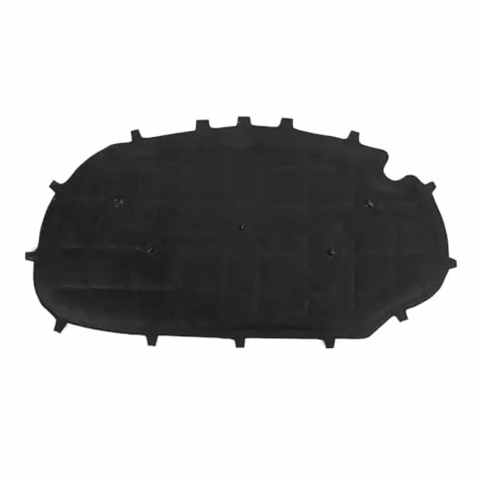 for VW, for Golf, 6/, for Golf, 6 GTI Cubierta insonorizada de algodón for motor de capó delantero Almohadilla de aislamiento térmico Estera de protección térmica(Schwarz)