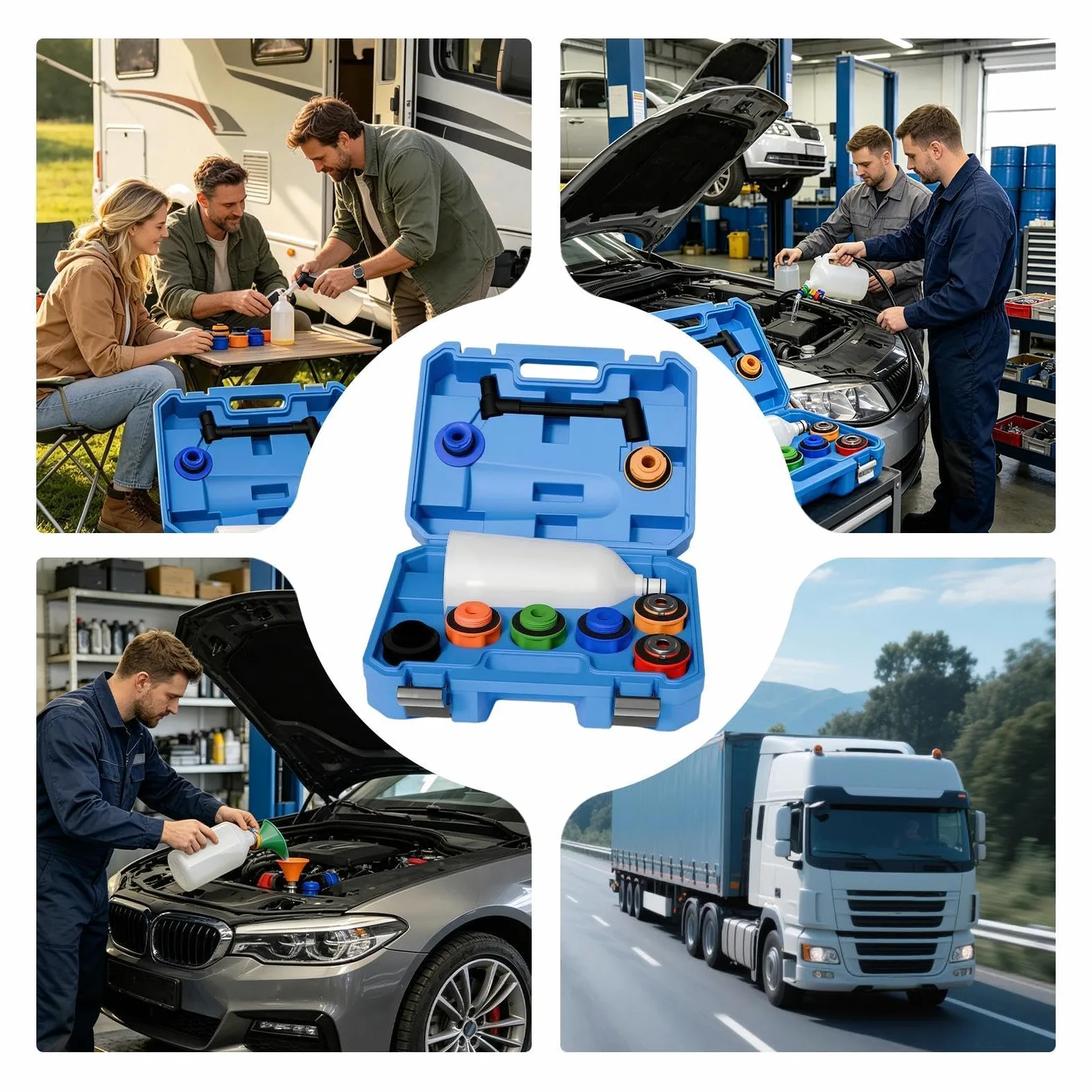 Embudo De Motor Accesorio Vertido Rápido Antiderrame Para Mayoría De | Embudo Cambio Coche Para Taller, Carretera, Propietarios, Conductores