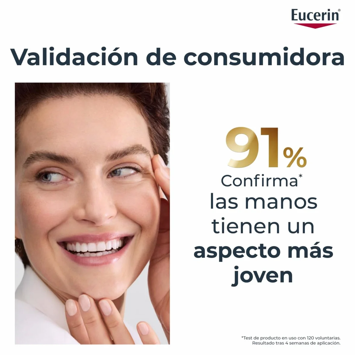 Eucerin Hyaluron-Filler + Elasticity Crema de Manos Correctora de Manchas Edad FPS 30 75 ml