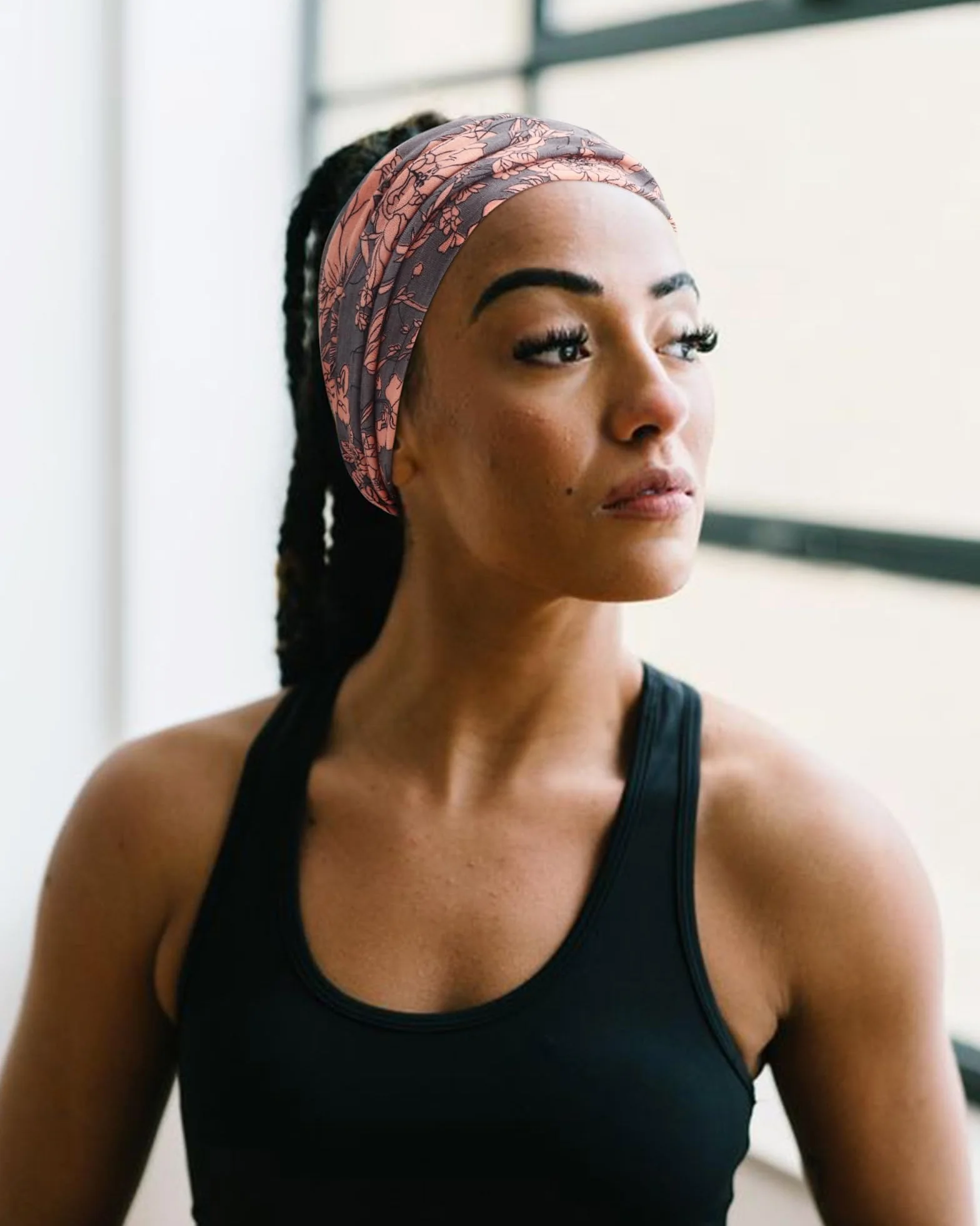 DRESHOW 6 Piezas Diademas Anchas Mujer Turbante Boho Head Wrap Elástico