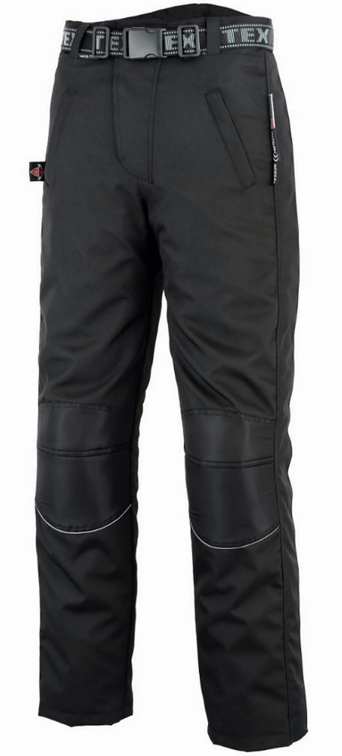 Texpeed Cubre pantalón moto verano/invierno - Sobre pantalones con cremalleras a lo largo de toda la pierna - Impermeables - Negro L Cintura/Pequeño Pierna