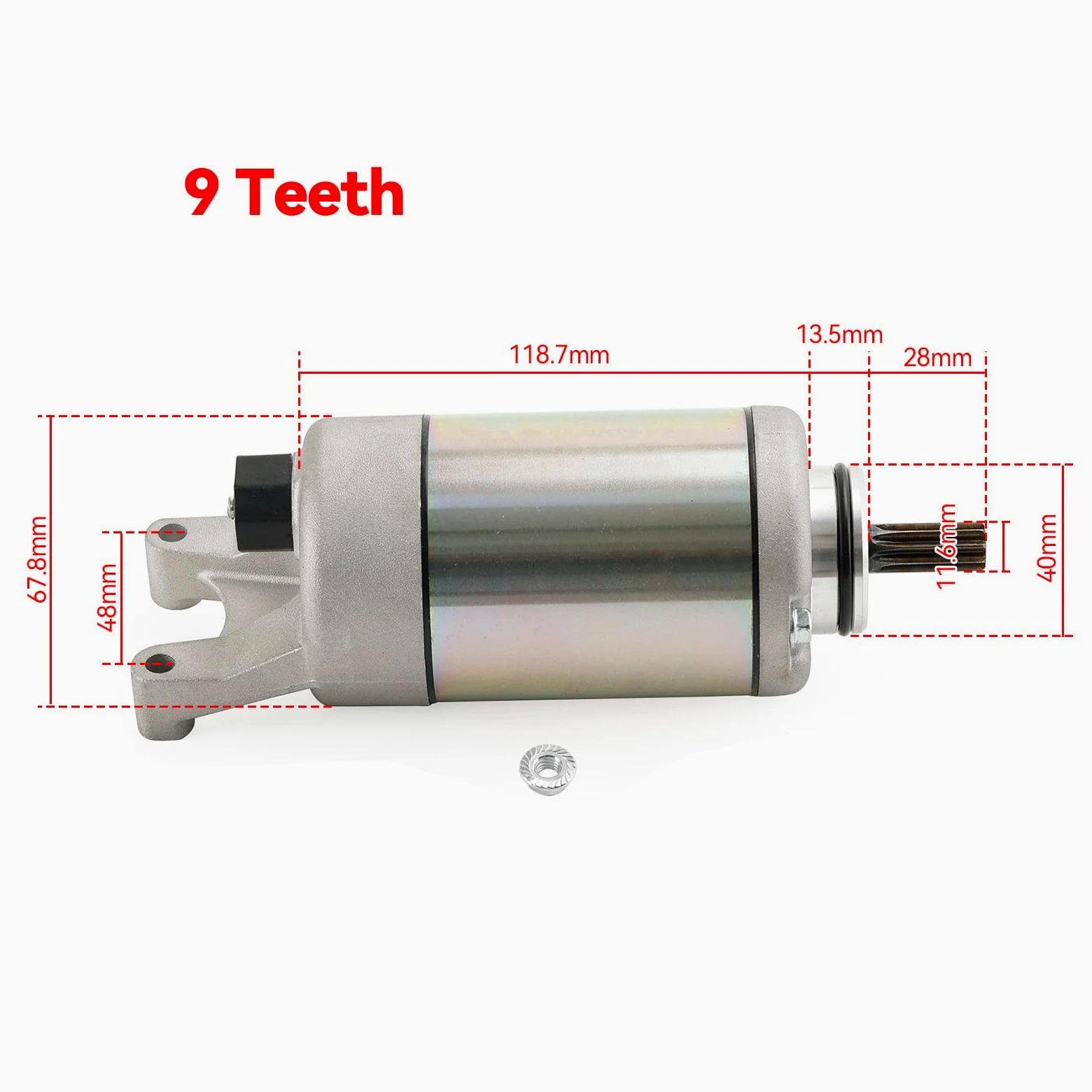 Topteng Electric Starter Apto para 1090/1190/ 1290 ADV SD 14-21 (60440001000/61340001000)