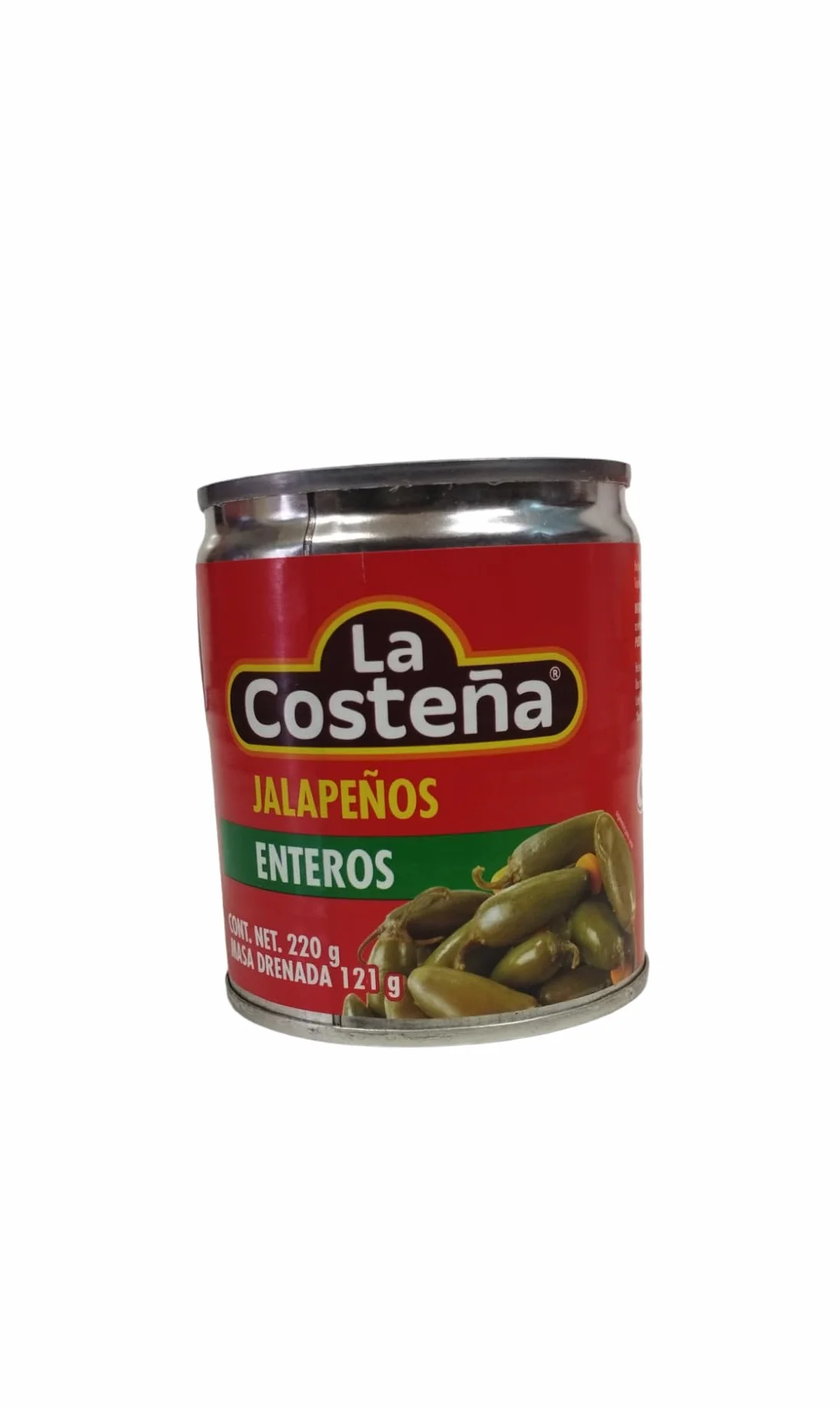 LA COSTEÑA JALAPEÑOS ENTEROS 220 g