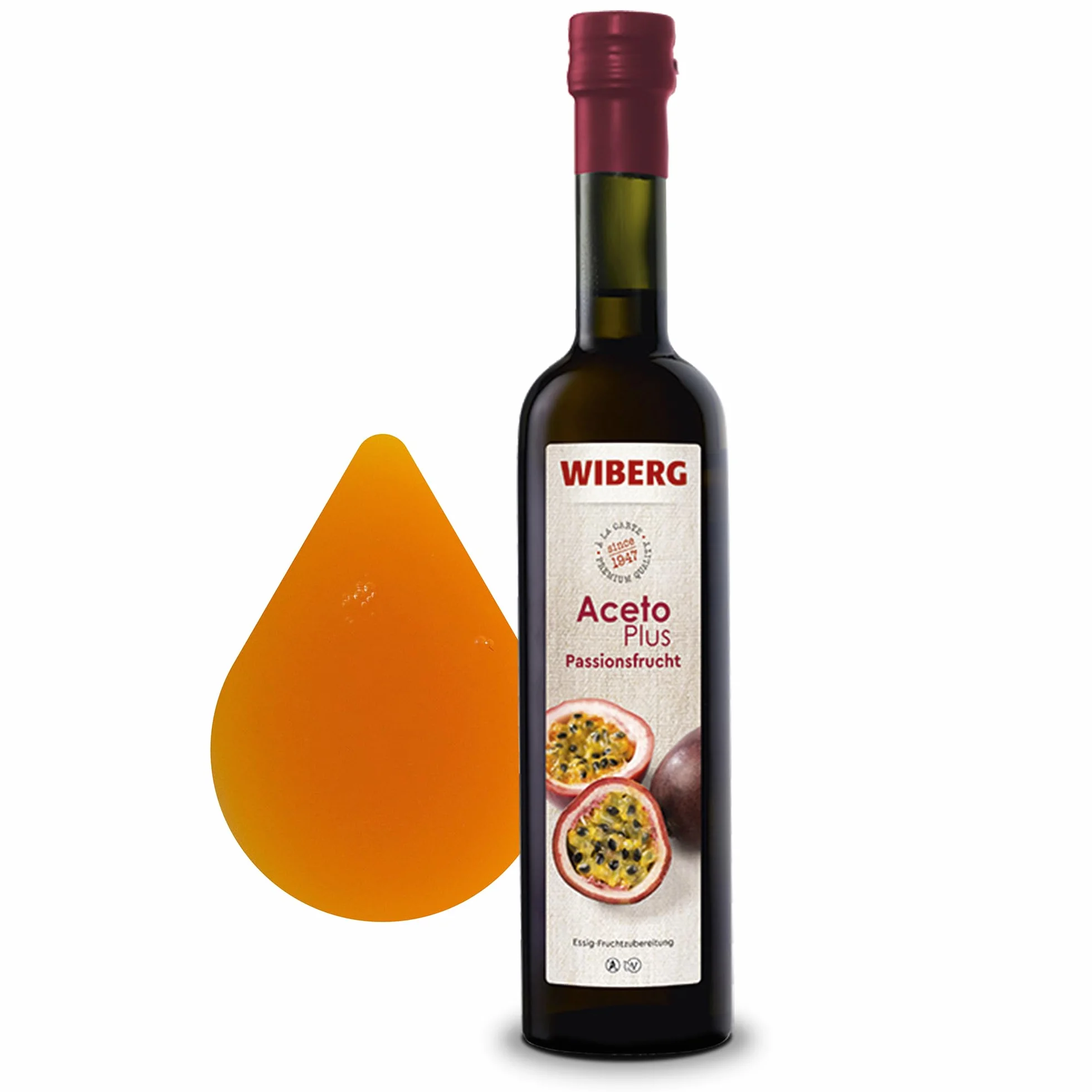 Wiberg Aceto Plus Passion fruta de vinagre, 1 x 500 ml