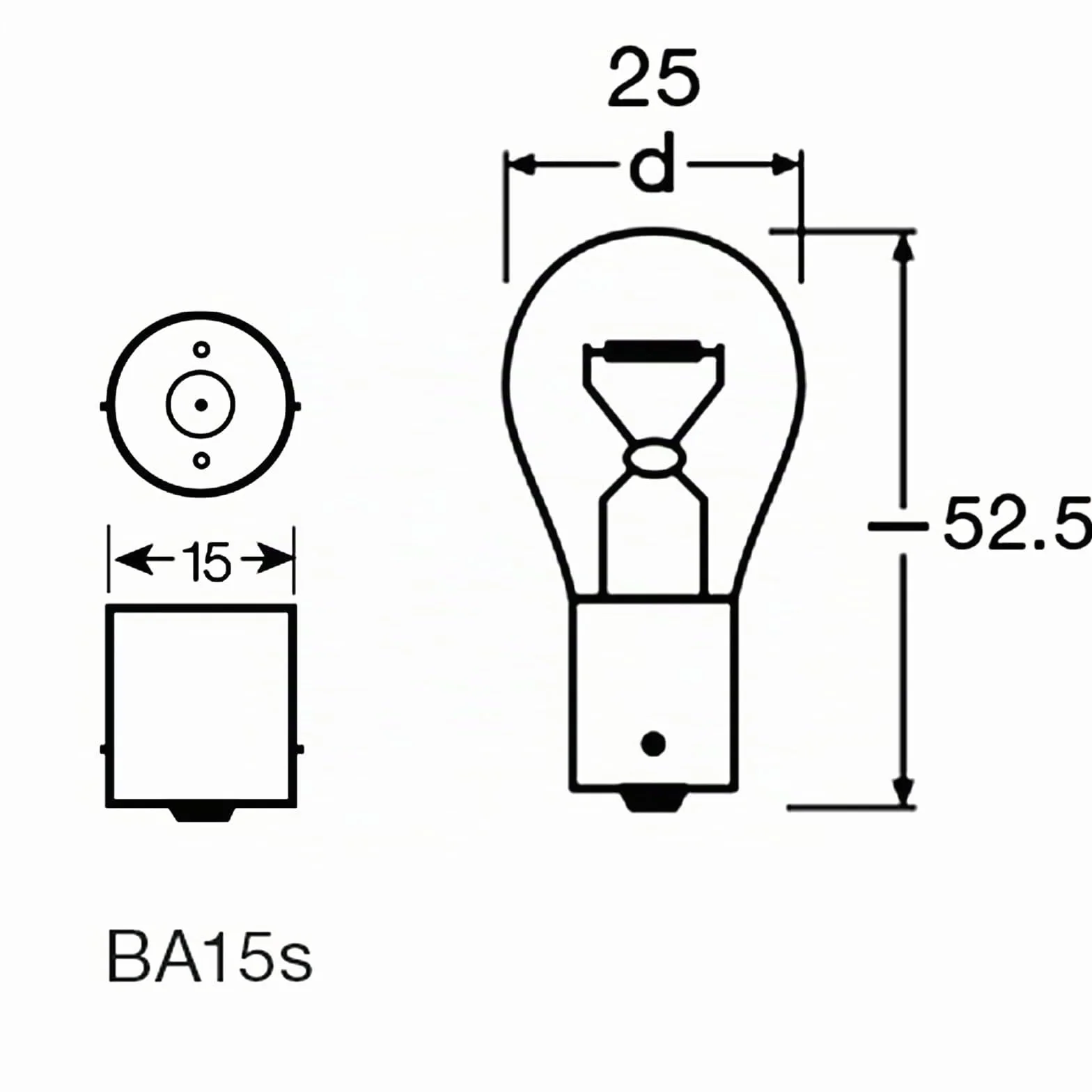 LIGHTWORLD24 10 unidades P21W 24V 21W BA15s bombillas tipo globo para tractor camión vehículo clásico
