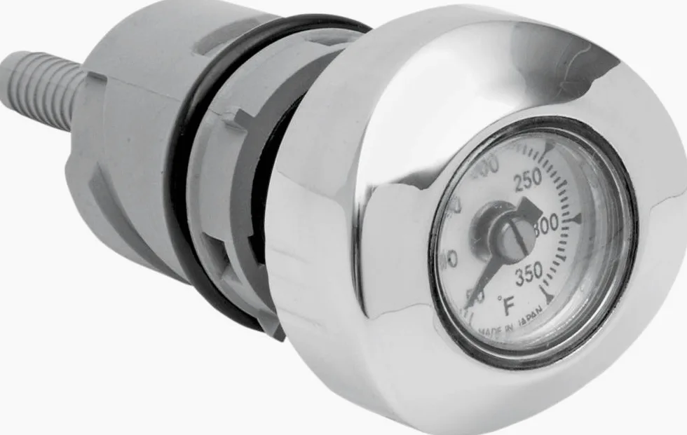 Tapón con varilla de nivel de aceite con manómetro cromado para Harley Davidson Sportster XL 04-14
