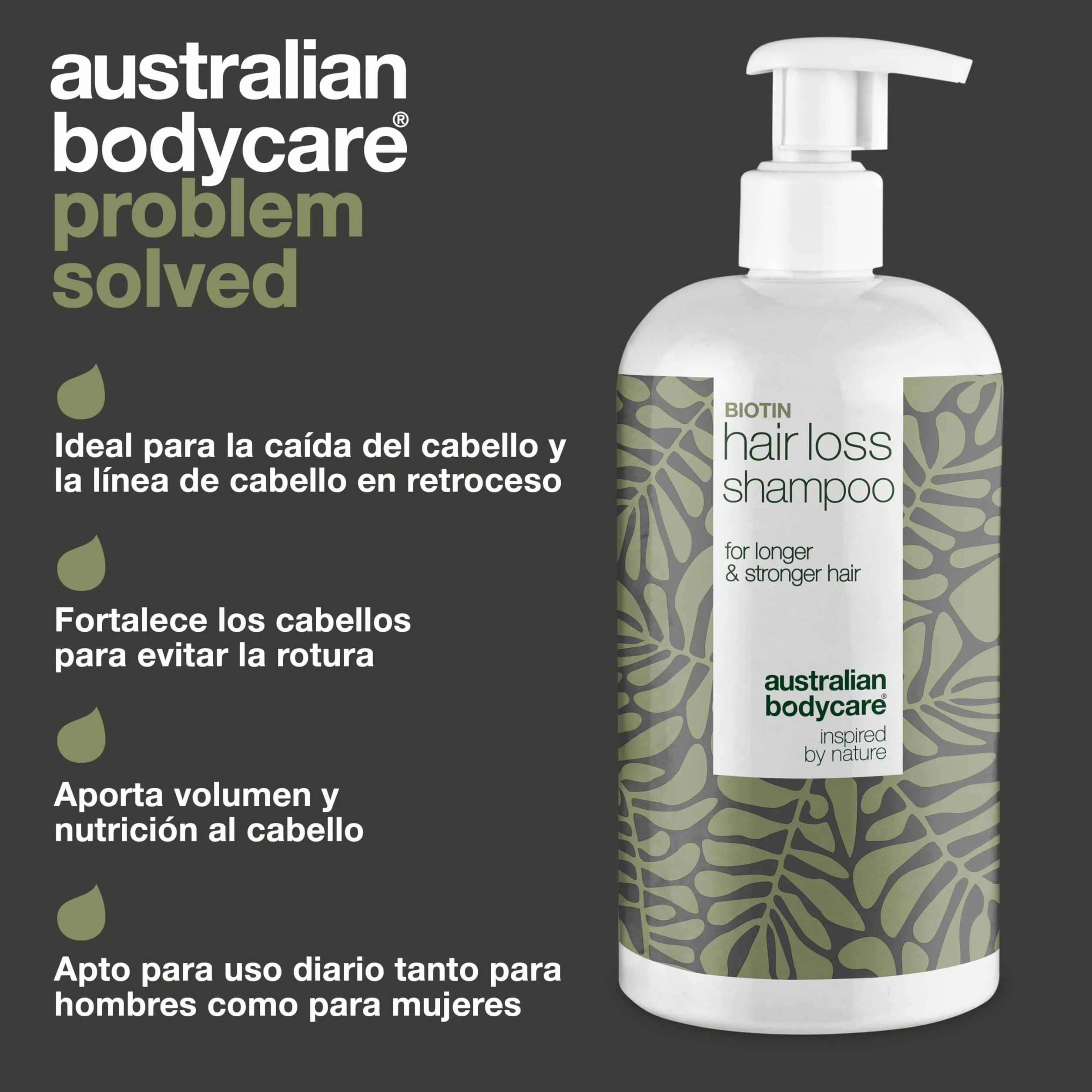 Champú Hair Loss 500 ml para Caída del Cabello