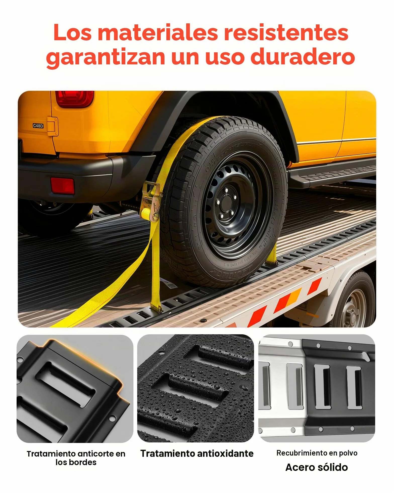 VEVOR Kit de Amarre E-Track, Paquete de 4 Rieles de 2346 mm, Capacidad de Carga de 909 kg, Sistema de Amarre para Furgonetas, Remolques, Garajes y Herramientas de Taller, Correas no Incluidas