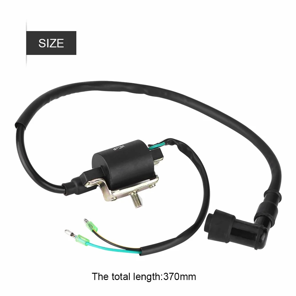 Qiilu Encendido Dirt Bike, Bobina de encendido 12 V para 50 CC 70 CC 90 CC 110 CC 125 CC Pit Dirt Bike ATV