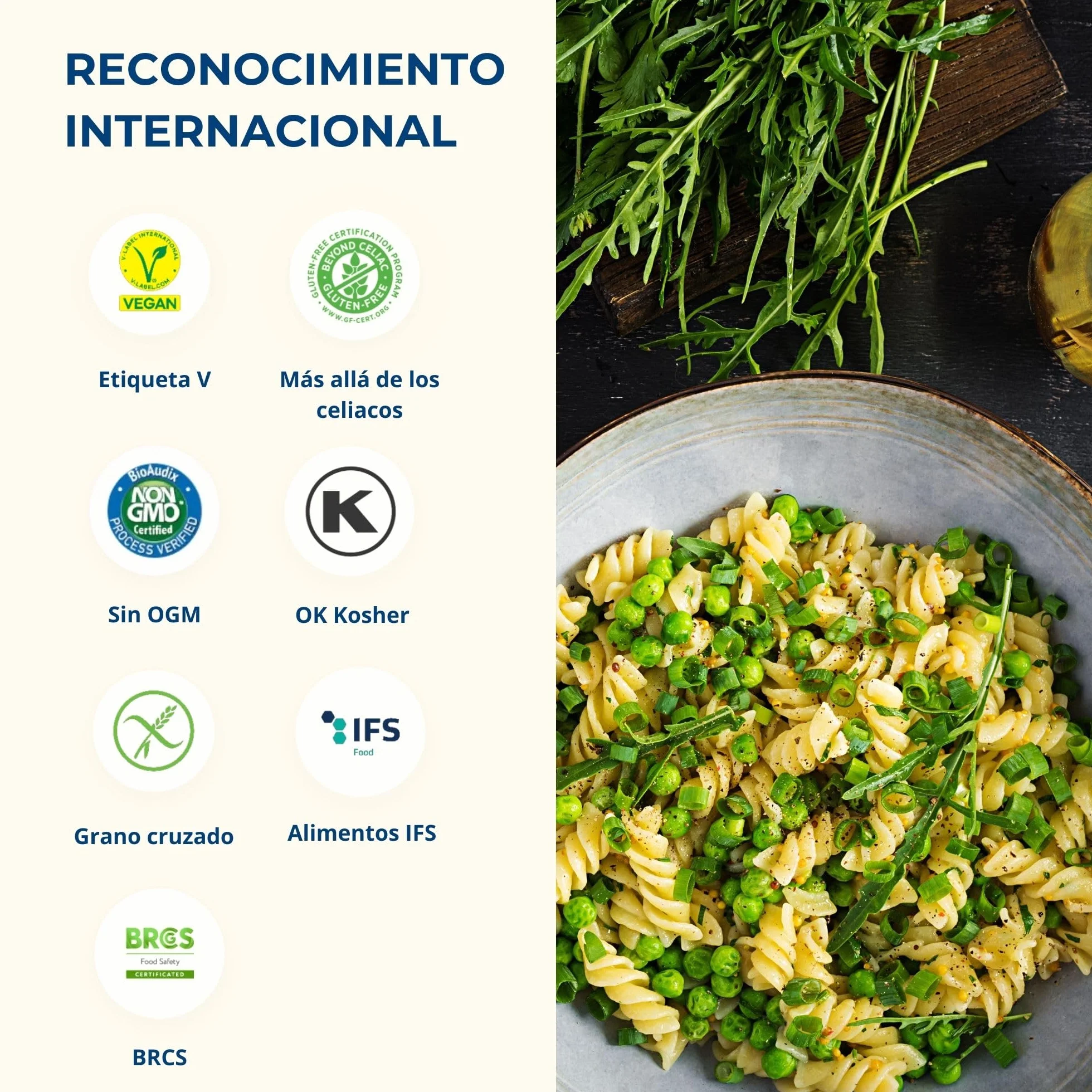 Sam Mills Pack 6 Unidades Pasta Sin Gluten 500 g Harina de Maíz Vegana
