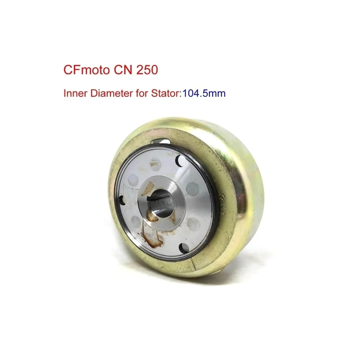 Rotor de volante magnético refrigerado por agua for scooter, ciclomotor, ATV, motocicleta, 250 cc, CF250, V3, V5, CH250, CN250, YY250T, 172 mm