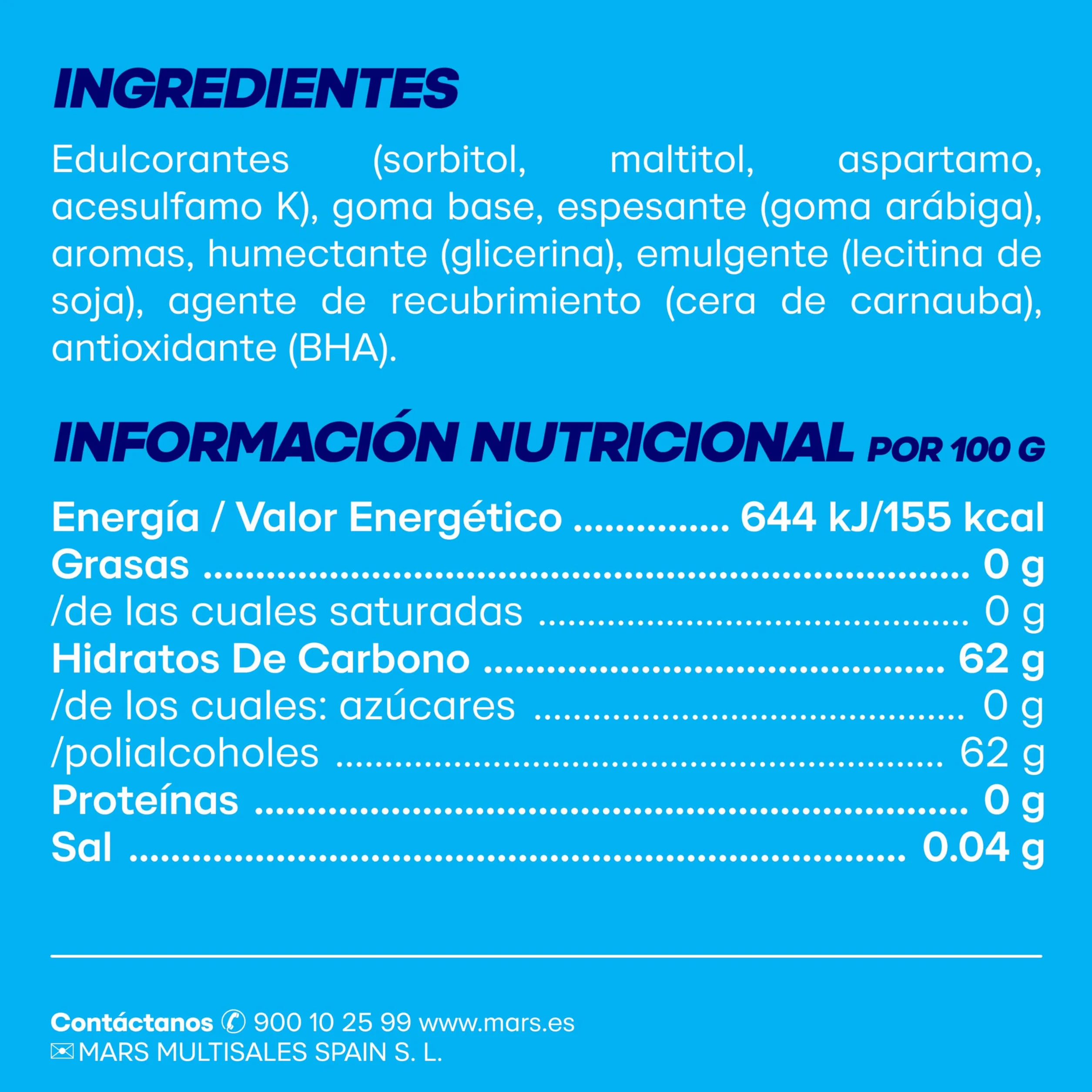 Orbit Bolsa de Chicles Sin Azúcar Sabor Menta Fresco Intenso Larga Duración 21 Chicles