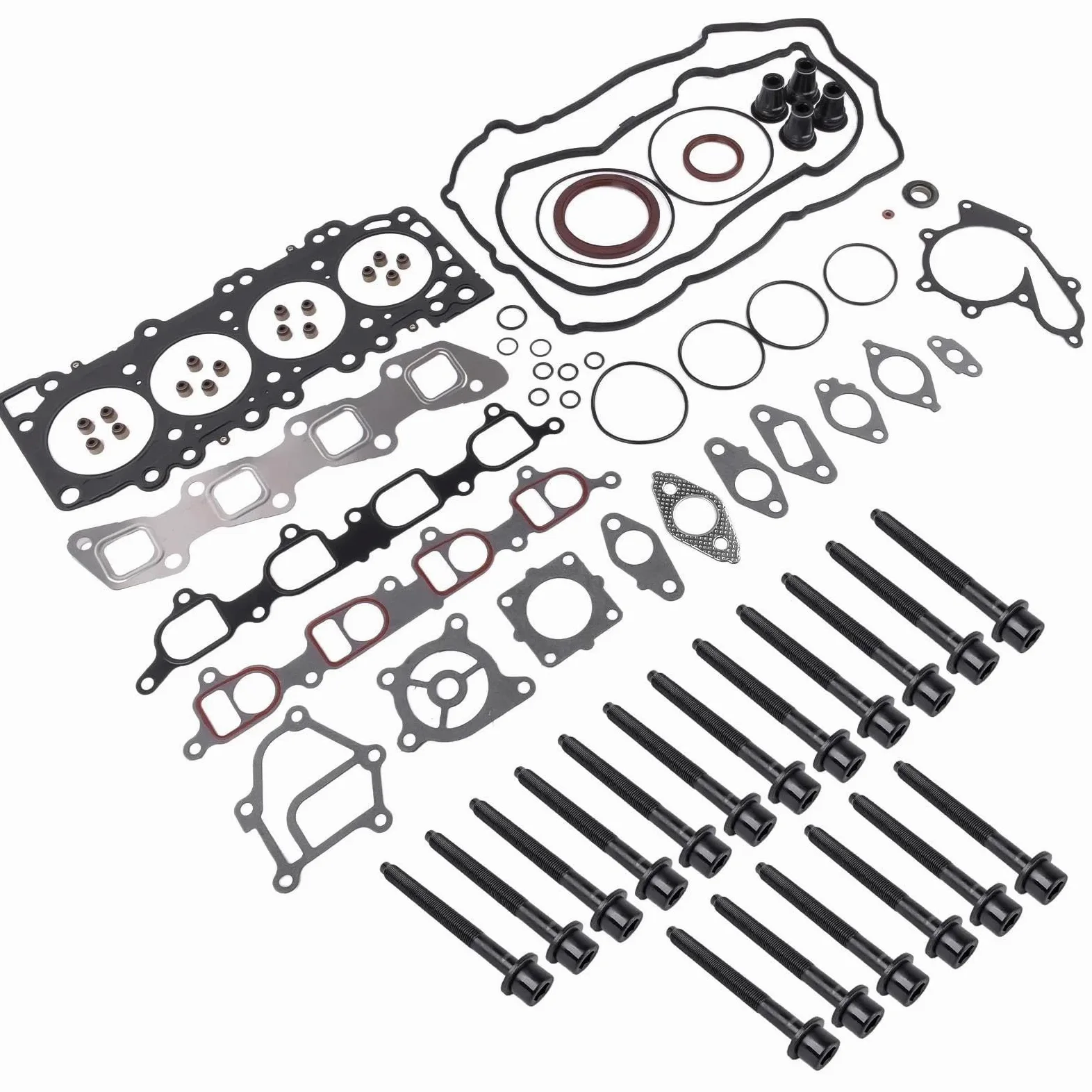Tapa de balancines Juego Completo De Juntas De Culata De Motor Para Nissan Para Navara D40 Para Pathfinder R51 2,5 DCi Diesel Tapa de La Válvula