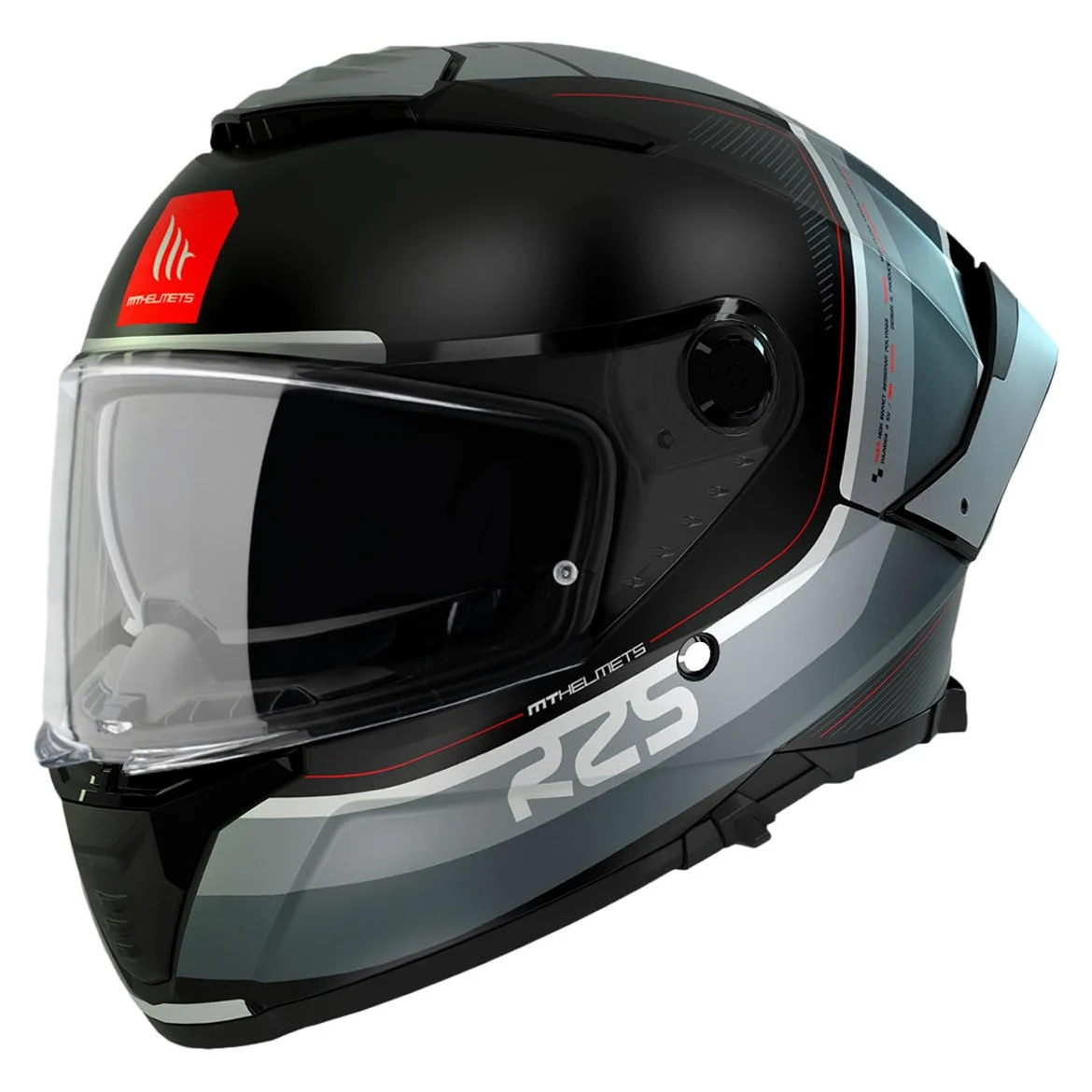 MT HELMETS Thunder 4 SV – Casco Moto Integral con Visor Solar Full Vision, Pantalla Antivaho Compatible con Pinlock, Interior Lavable y Calota HIRP | Homologado ECE 22.06 & DOT